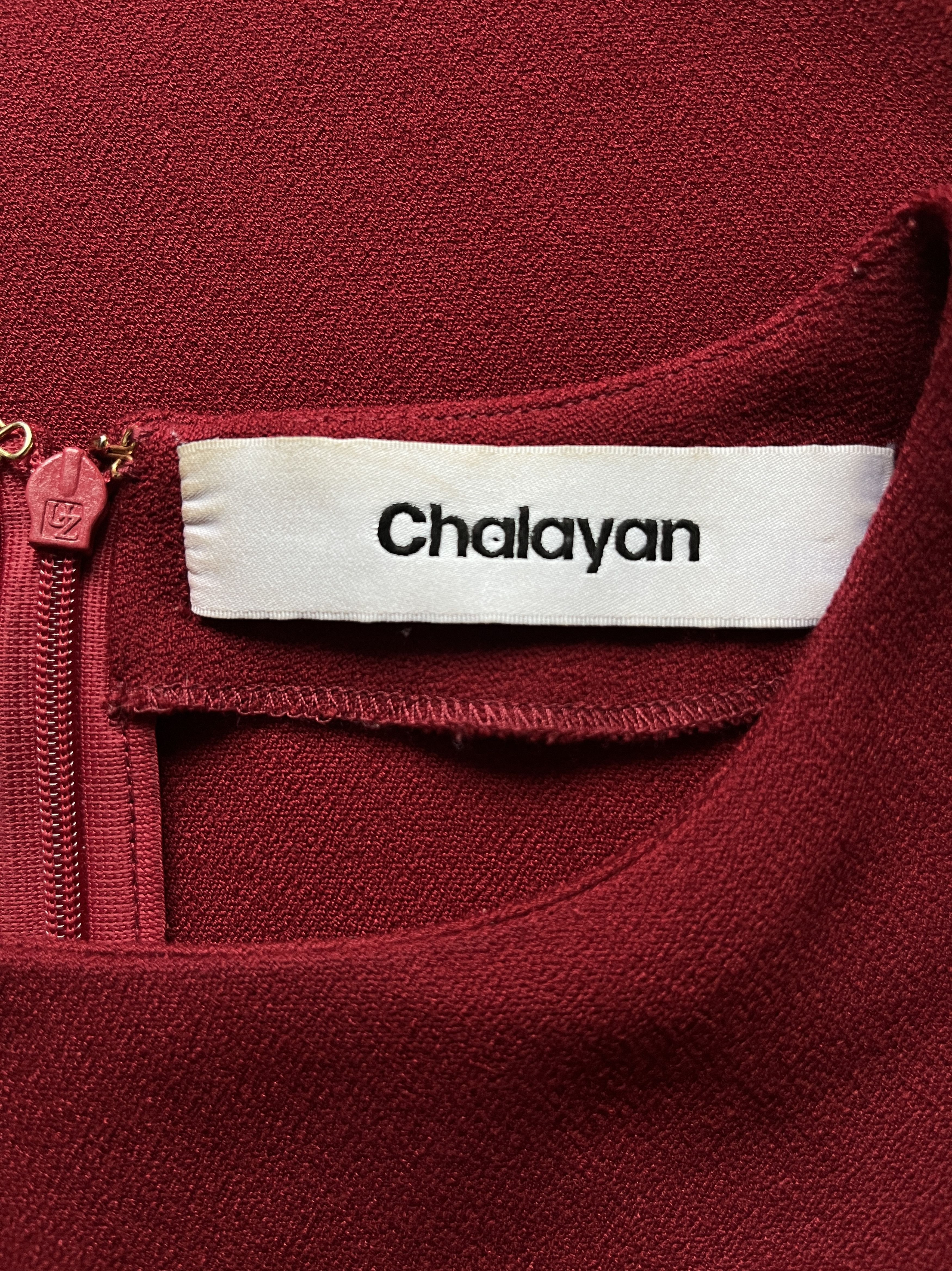 Hussein Chalayan ⚡️QUICK SALE⚡️Hussein Chalayan Dark Red Dress Size M / US 6-8 / IT 42-44 - 3 Thumbnail