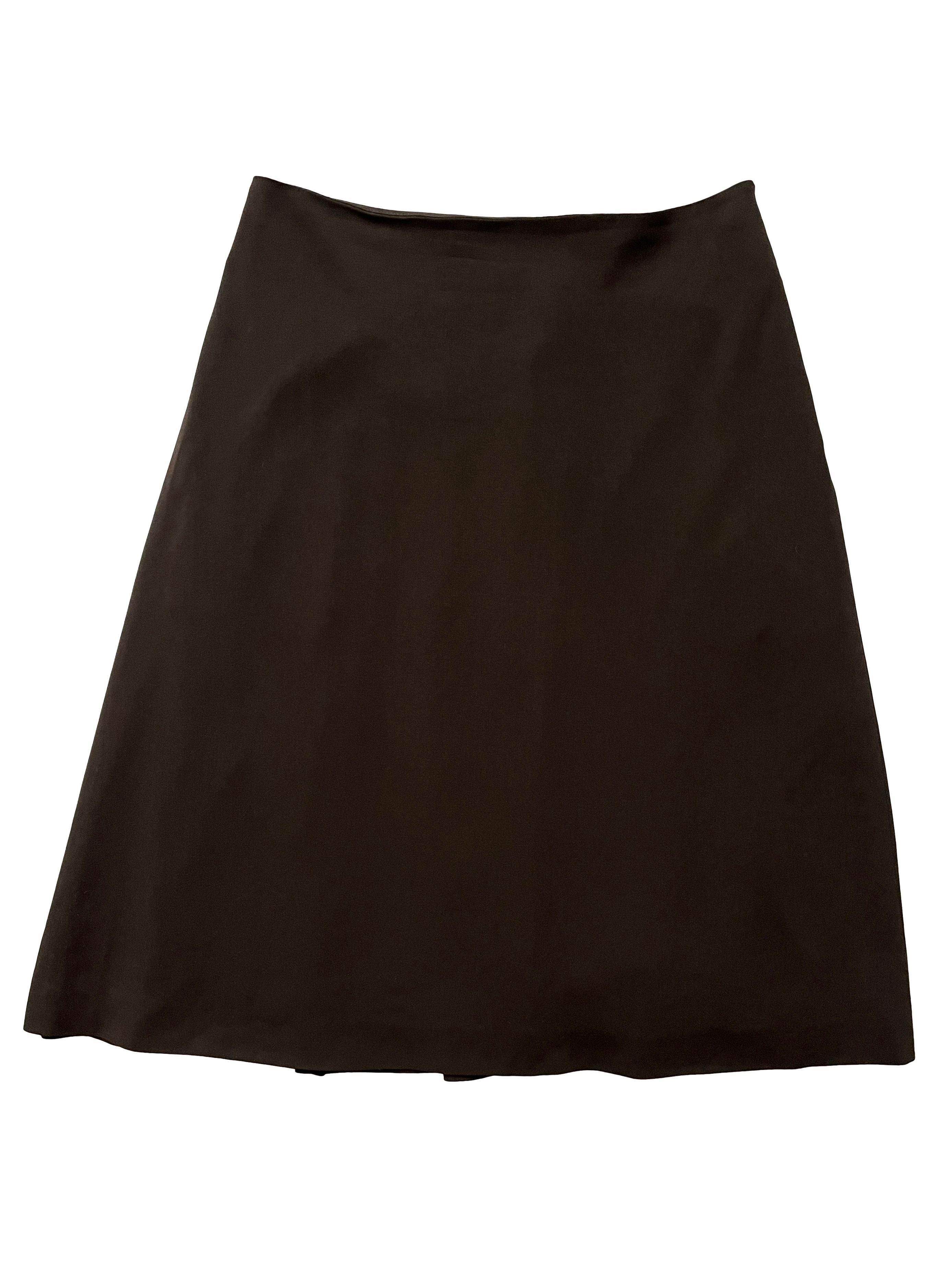 Celine ⚡️QUICK SALE⚡️Celine Phoebe Philo Brown A-Line Skirt Pleats Size 28" / US 6 / IT 42 - 1 Preview
