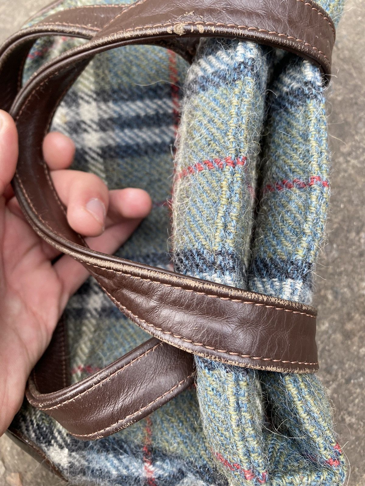 Burberry Burberrys Vintage wool nova check hand bag OS Size ONE SIZE - 5 Thumbnail