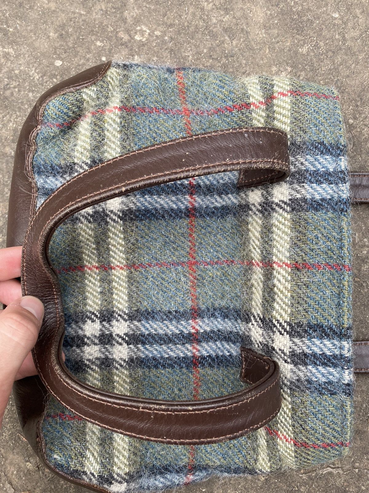 Burberry Burberrys Vintage wool nova check hand bag OS Size ONE SIZE - 3 Thumbnail