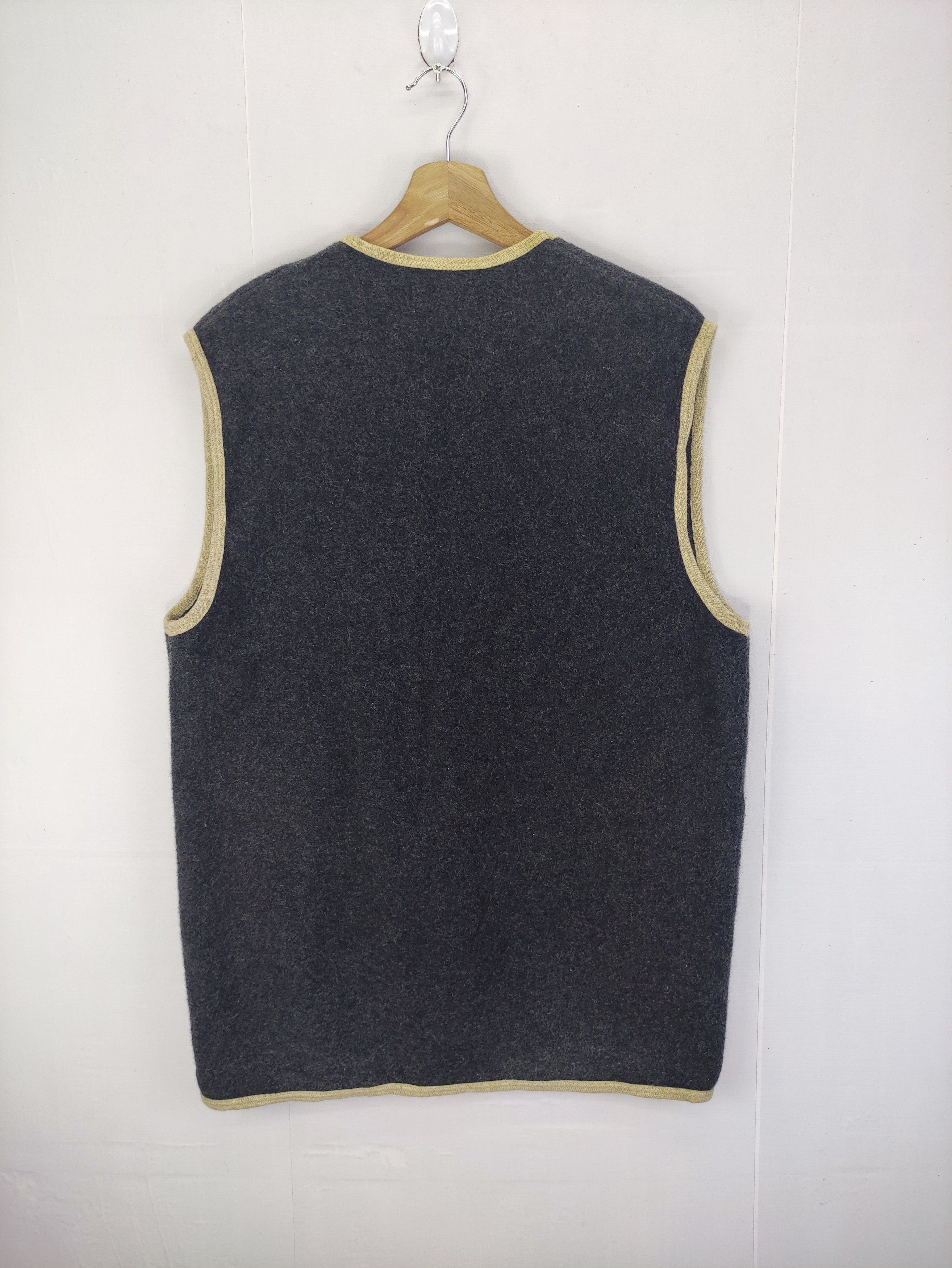 Vintage Vintage Dolce Vita Wool Vest Embroidered Logo Size US M / EU 48-50 / 2 - 7 Thumbnail