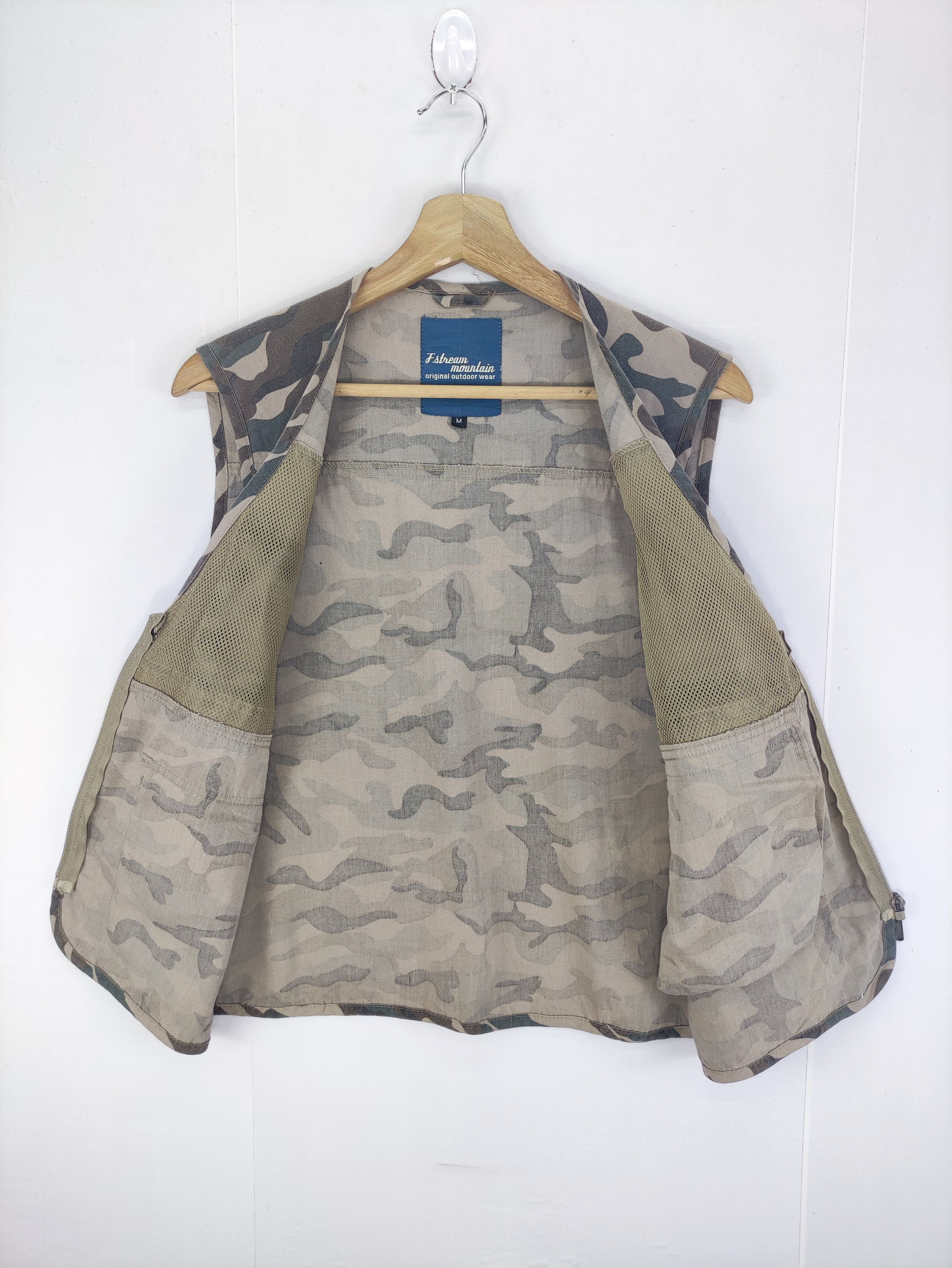 Vintage Vintage Camouflage Vest Fstream Mountain Zipper Size US M / EU 48-50 / 2 - 3 Thumbnail
