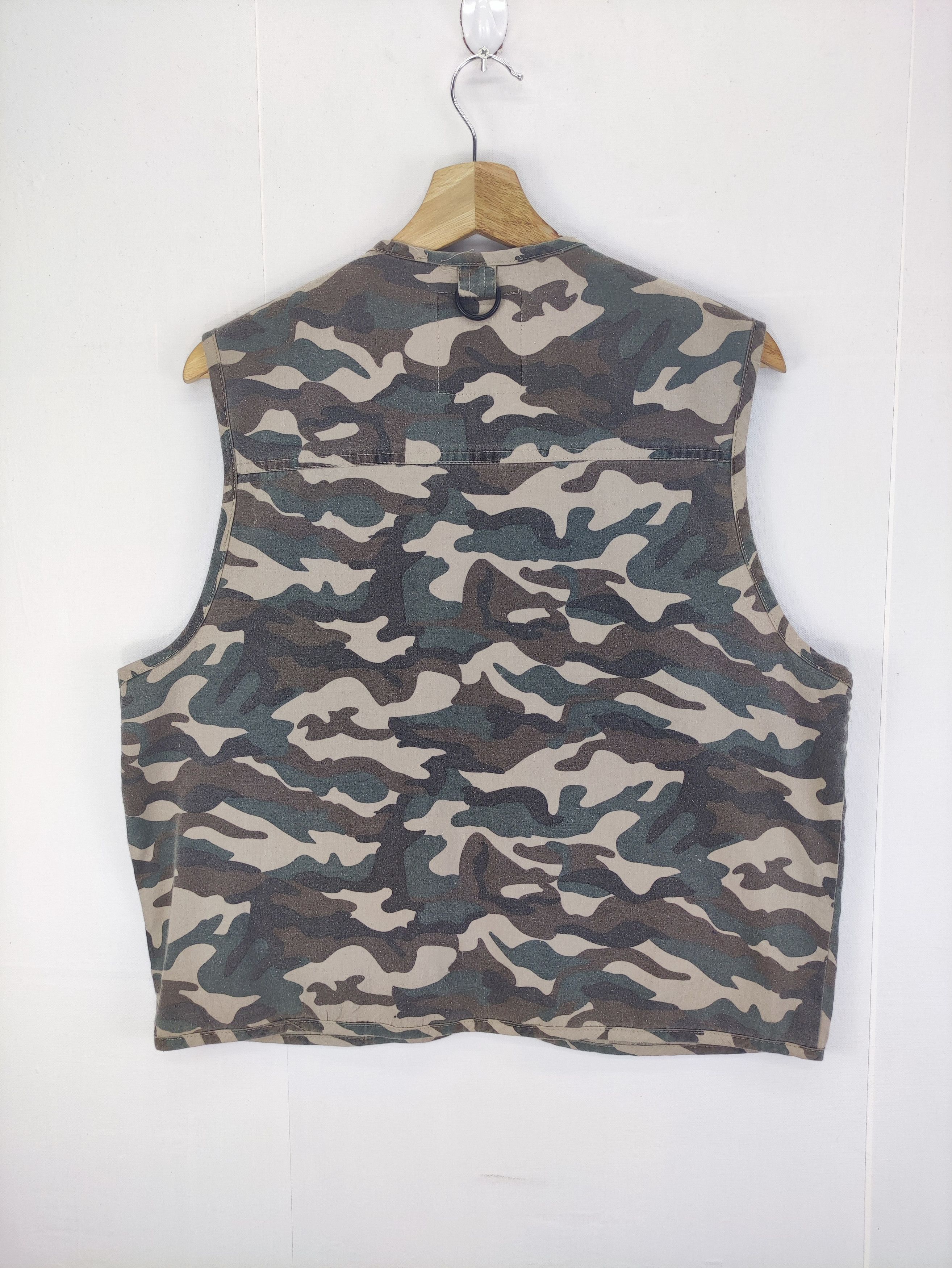 Vintage Vintage Camouflage Vest Fstream Mountain Zipper Size US M / EU 48-50 / 2 - 7 Thumbnail