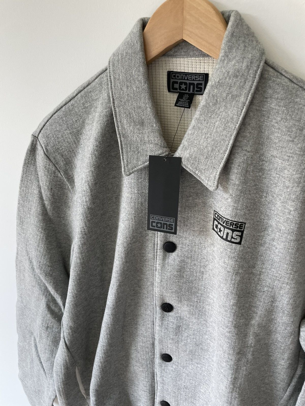 Converse Converse Cons Button Up Fleece Coaches Jacket Size US M / EU 48-50 / 2 - 2 Thumbnail