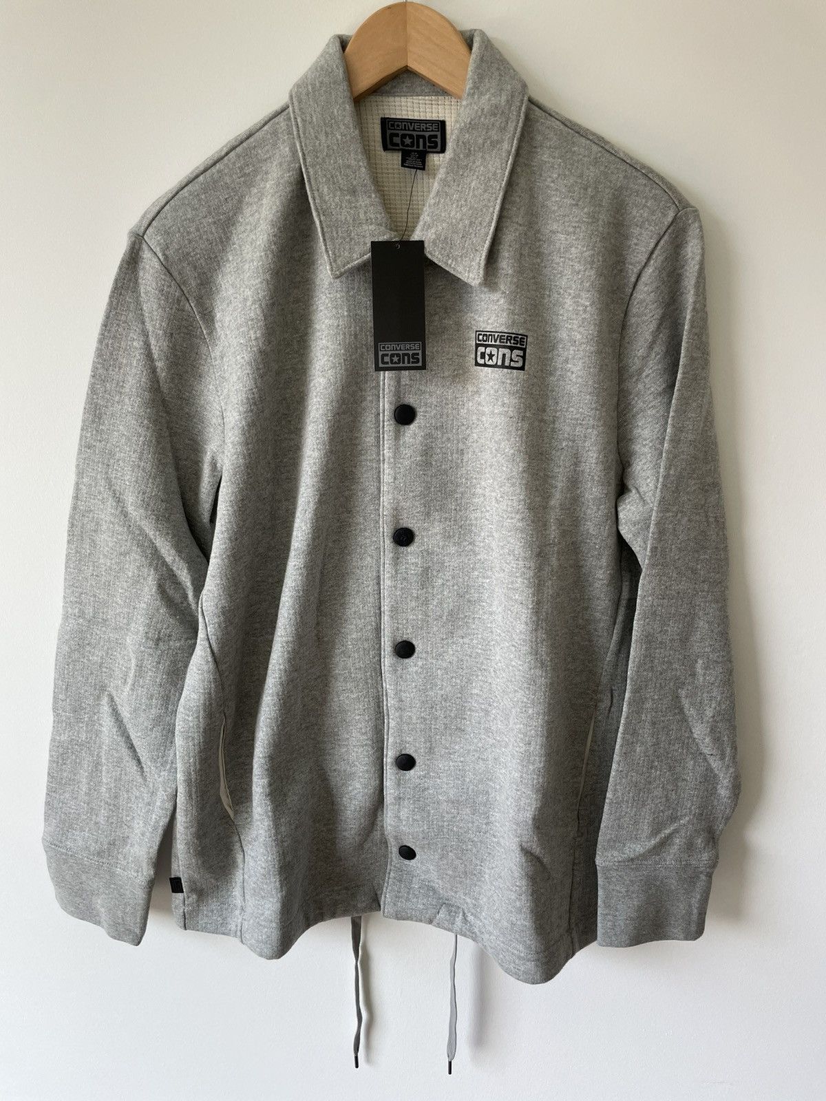 Converse Converse Cons Button Up Fleece Coaches Jacket Size US M / EU 48-50 / 2 - 1 Thumbnail