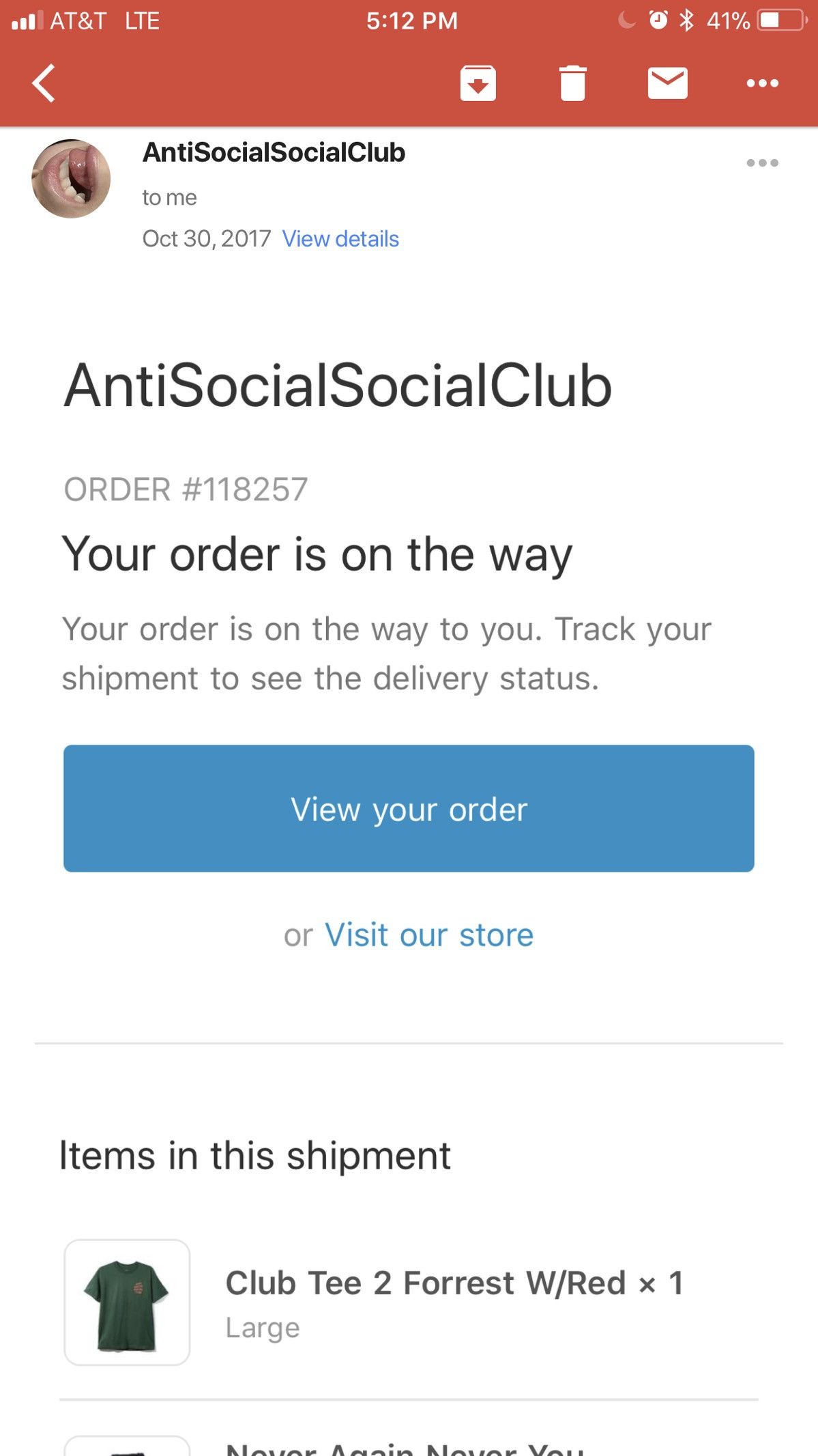 Anti Social Social Club ASSC Hoodie Size US L / EU 52-54 / 3 - 6 Thumbnail