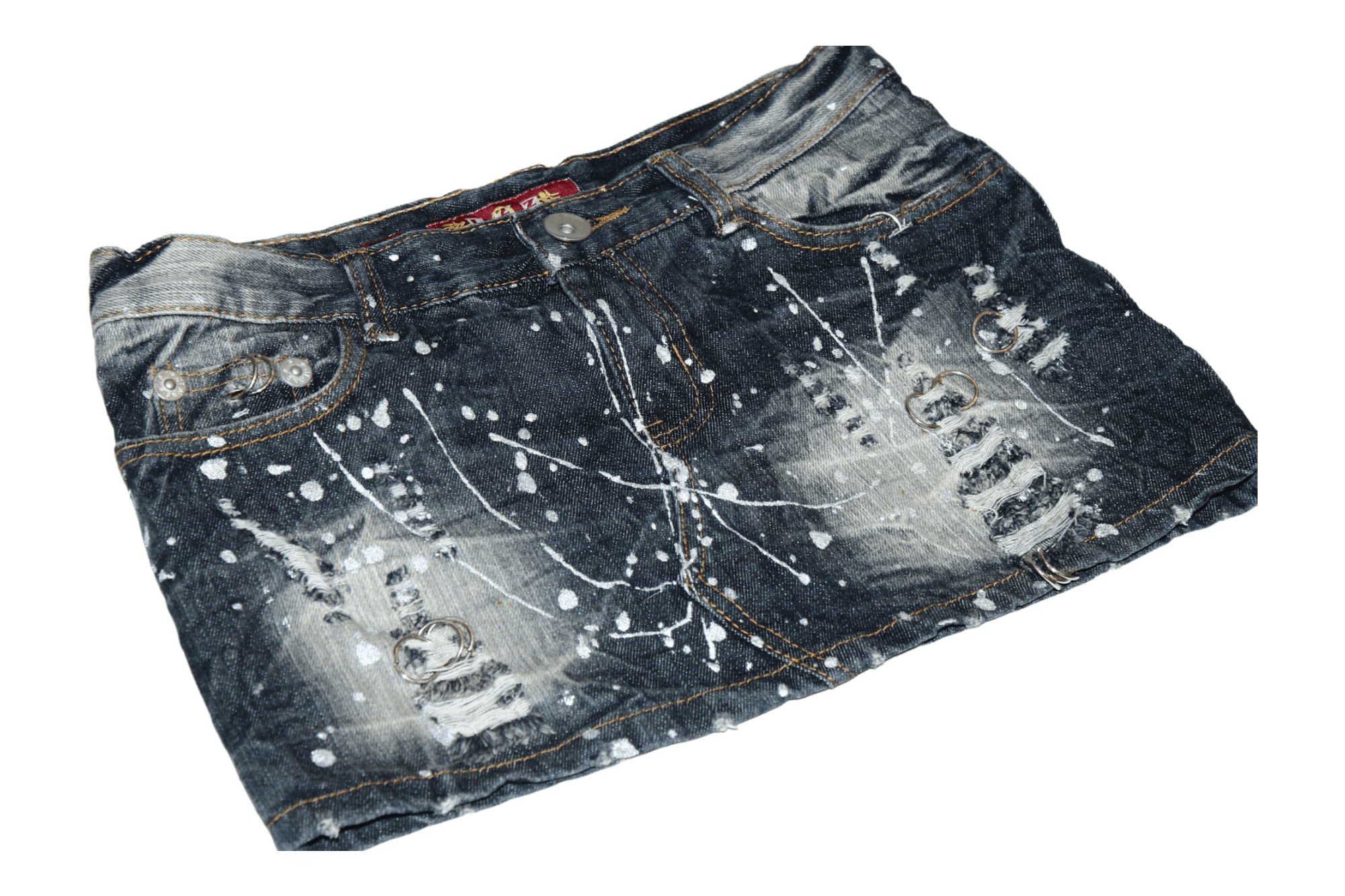 Beauty Beast LZZ jeans by Liz Lisa Doll Seditionaries Punk Mini Skirt Size 28" / US 6 / IT 42 - 3 Thumbnail