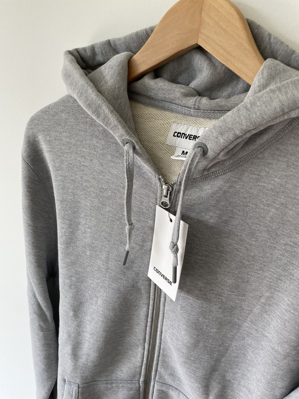 Converse Converse Cons Terry Fleece Zip Up Hooded Sweatshirt Size US M / EU 48-50 / 2 - 2 Thumbnail