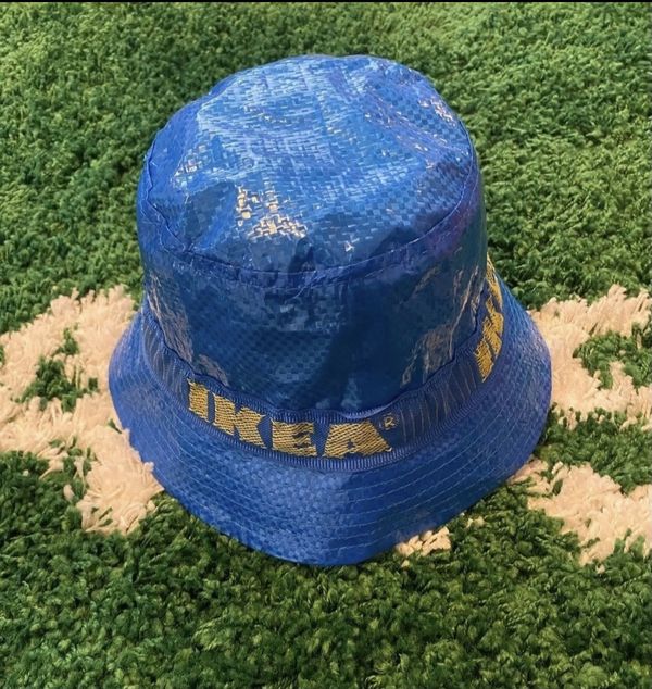 Ikea IKEA Knorva Bucket Crusher Hat Blue