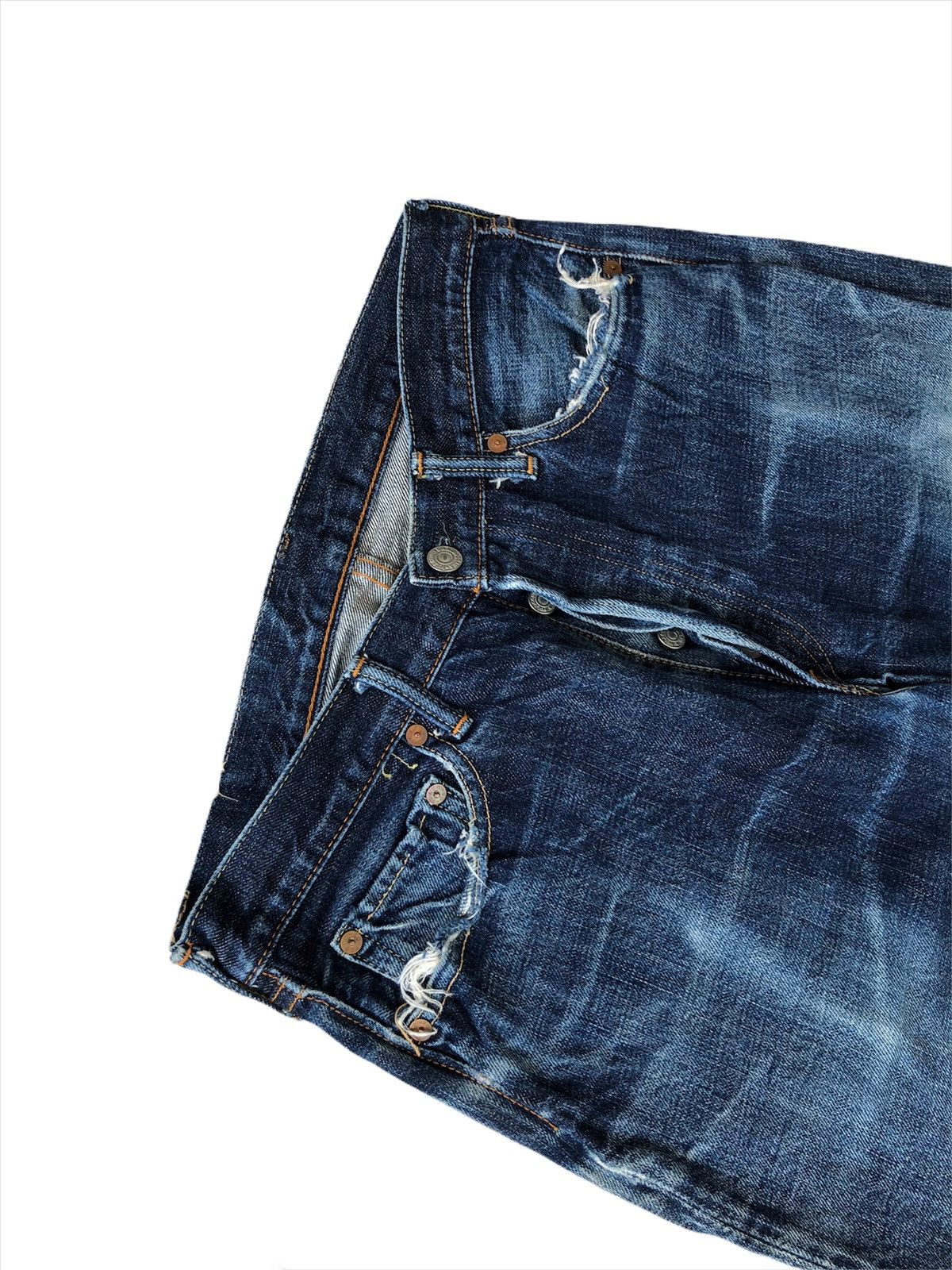 Full Count & Co. RARE🔥Full Count 🇯🇵 Samurai Faded Selvedge Denim Size US 29 - 5 Thumbnail