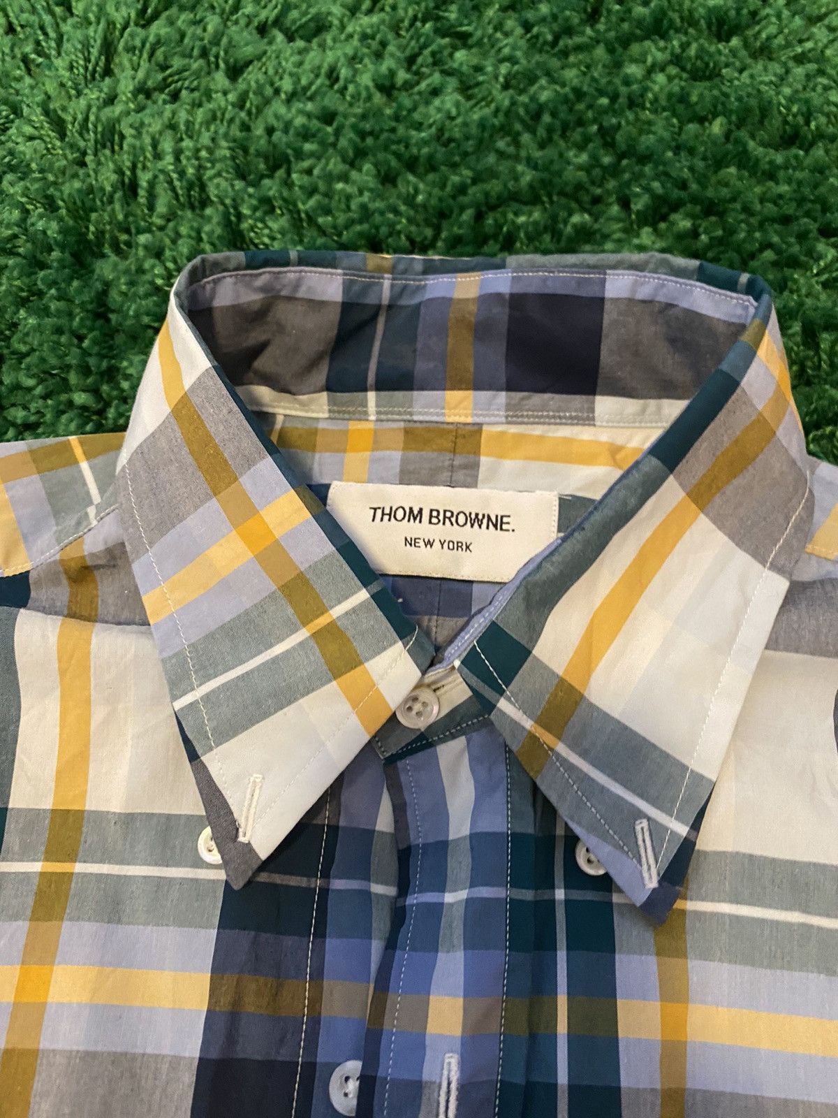 Thom Browne Thom Browne Plaid Shirt Sz. 3 Size US L / EU 52-54 / 3 - 3 Thumbnail