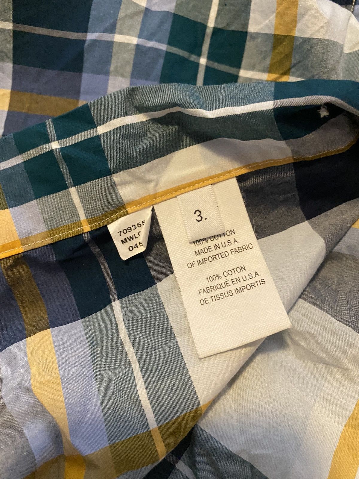 Thom Browne Thom Browne Plaid Shirt Sz. 3 Size US L / EU 52-54 / 3 - 4 Thumbnail