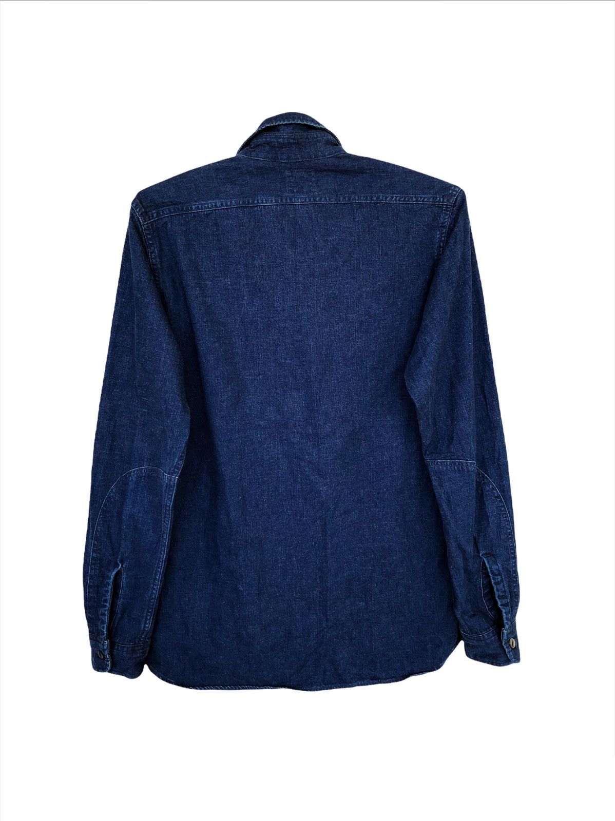 Needles GRAIL🔥FW19 Needles 🪡 13OZ Denim 2 Pocket Chambray Shirt Size US M / EU 48-50 / 2 - 4 Thumbnail