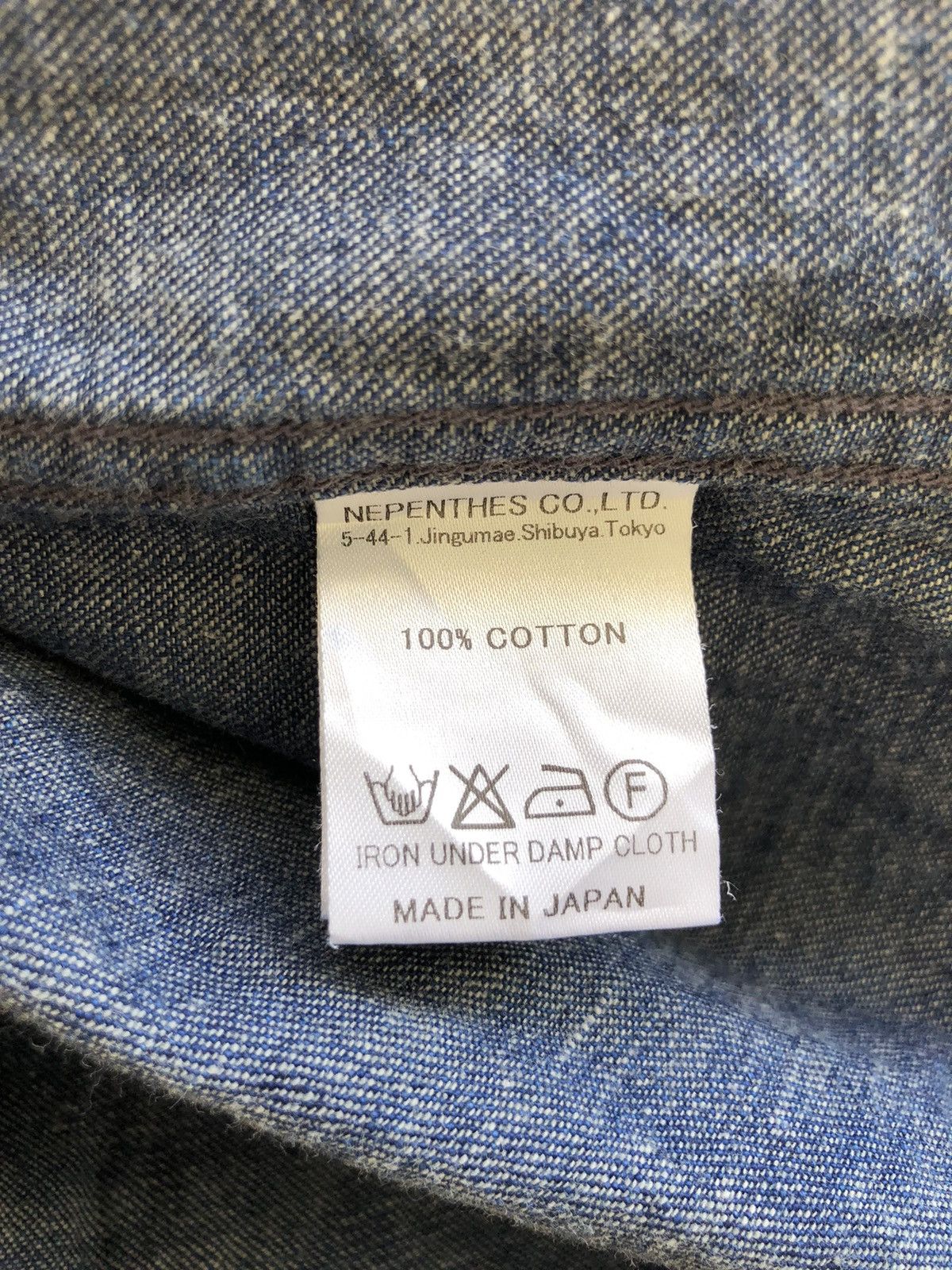 Needles GRAIL🔥FW19 Needles 🪡 13OZ Denim 2 Pocket Chambray Shirt Size US M / EU 48-50 / 2 - 9 Thumbnail