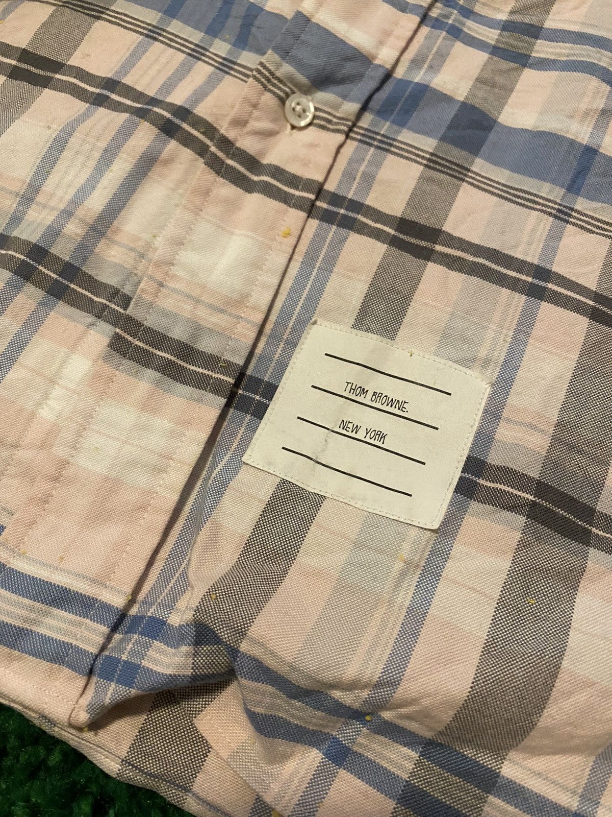 Thom Browne Thom Browne Plaid Flannel Shirt Sz. 3 Size US L / EU 52-54 / 3 - 2 Thumbnail