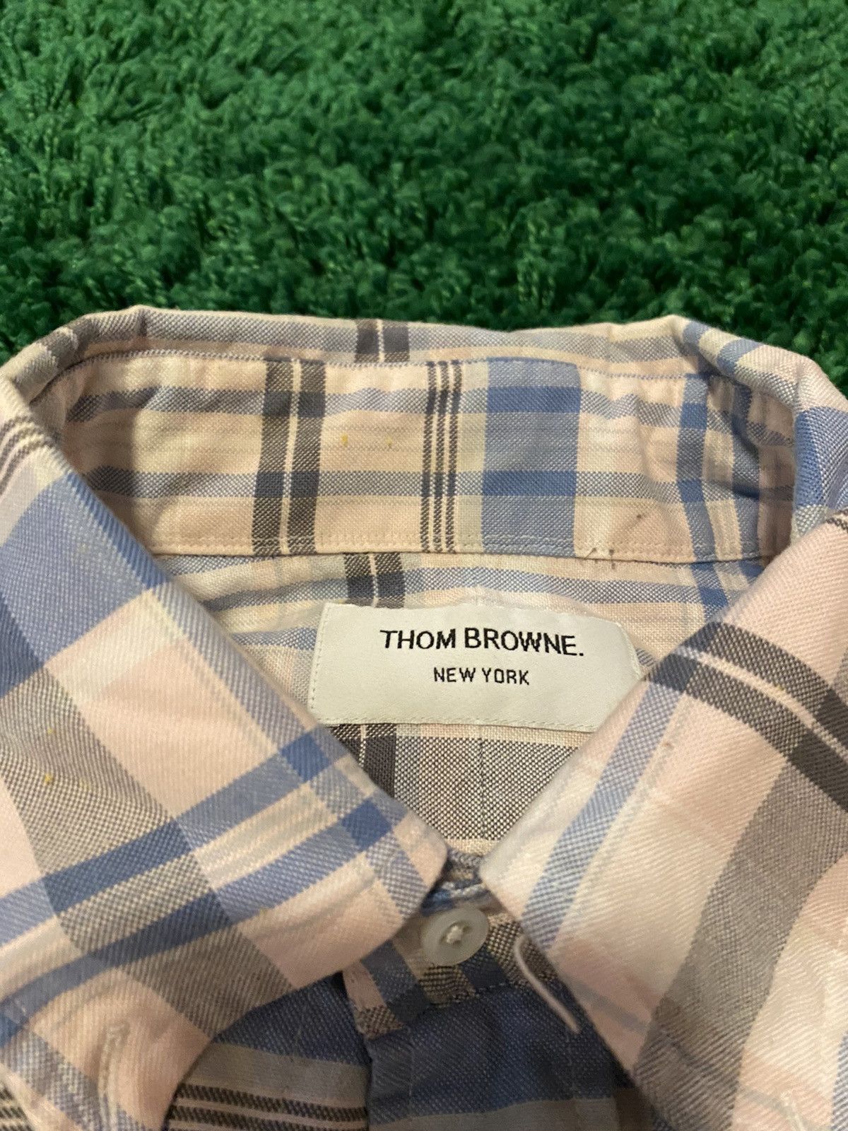 Thom Browne Thom Browne Plaid Flannel Shirt Sz. 3 Size US L / EU 52-54 / 3 - 3 Thumbnail