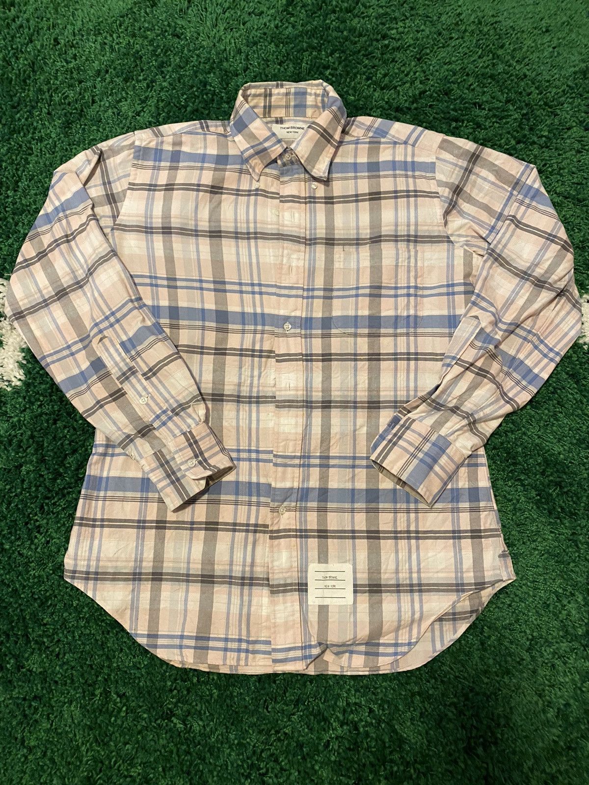 Thom Browne Thom Browne Plaid Flannel Shirt Sz. 3 Size US L / EU 52-54 / 3 - 1 Thumbnail