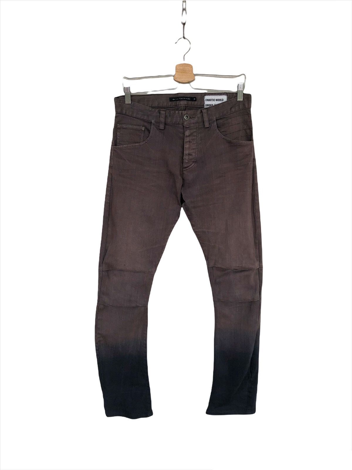 Gene Par Yukio Mishiba Yukio Mishiba 🇯🇵 Chaotic World Takahashi Anarchy Denim Size US 32 / EU 48 - 2 Thumbnail