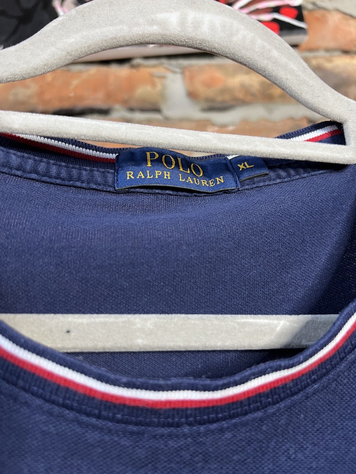 Vintage Polo Ralph Lauren T-Shirt Vintage Blue size XL Size US XL / EU 56 / 4 - 4 Thumbnail