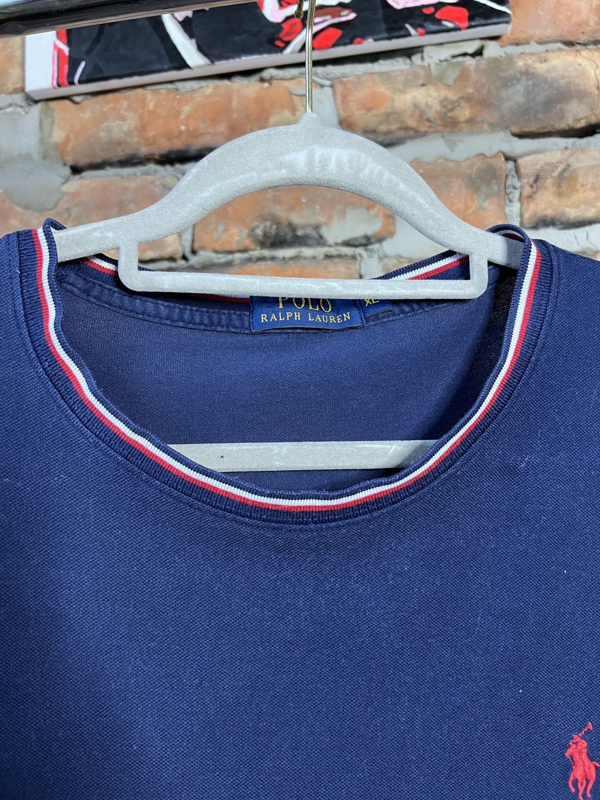 Vintage Polo Ralph Lauren T-Shirt Vintage Blue size XL Size US XL / EU 56 / 4 - 3 Thumbnail