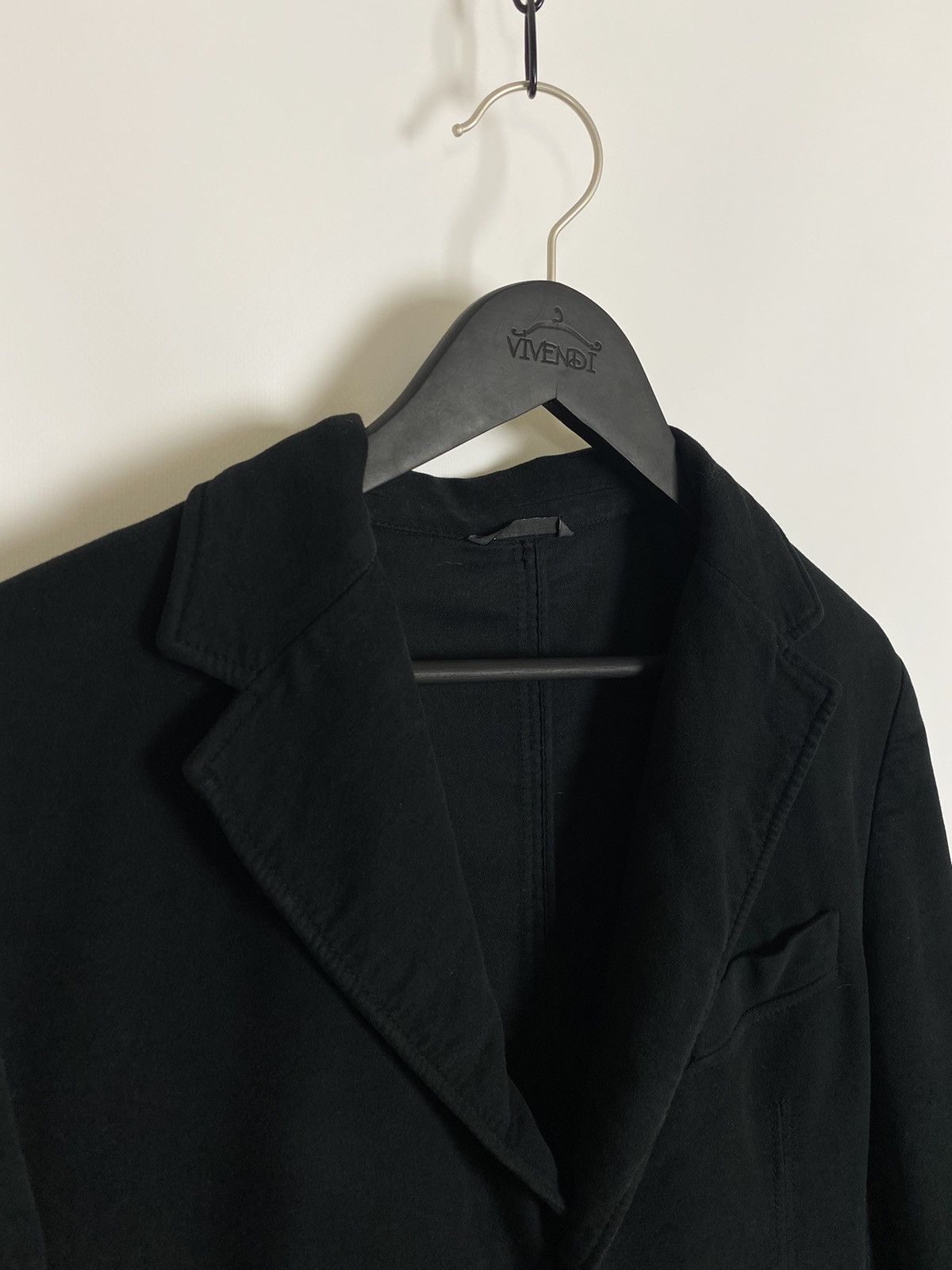 Dolce & Gabbana Dolce&Gabbana Cotton Black Blazer Size 50R - 3 Thumbnail
