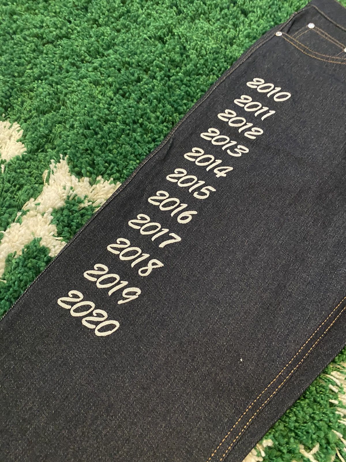 Fuck The Population FTP 10th Anniversary Logo Jeans 34” Size US 34 / EU 50 - 5 Thumbnail