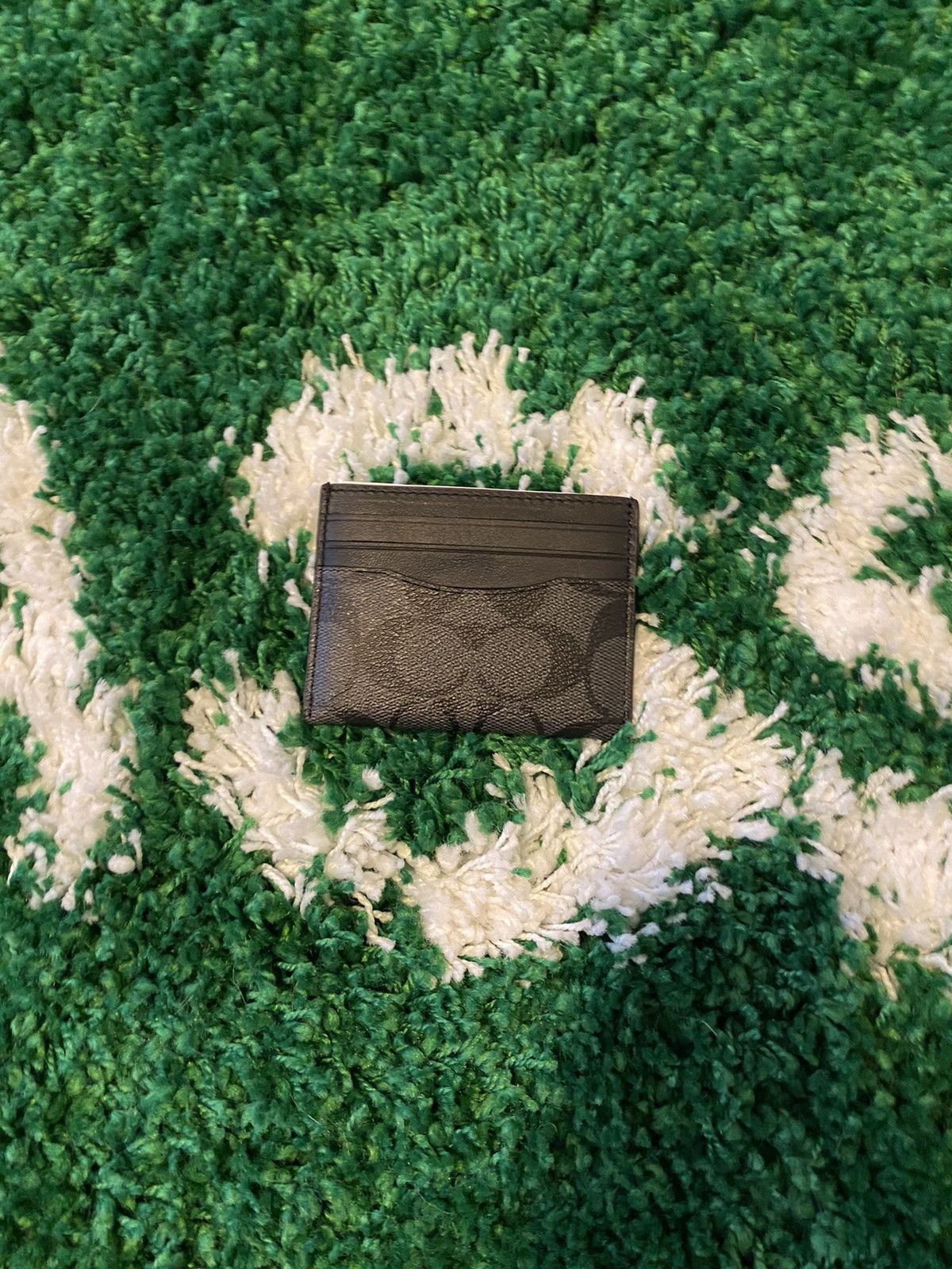 Coach Logo ID Card Case Black Size ONE SIZE - 1 Thumbnail