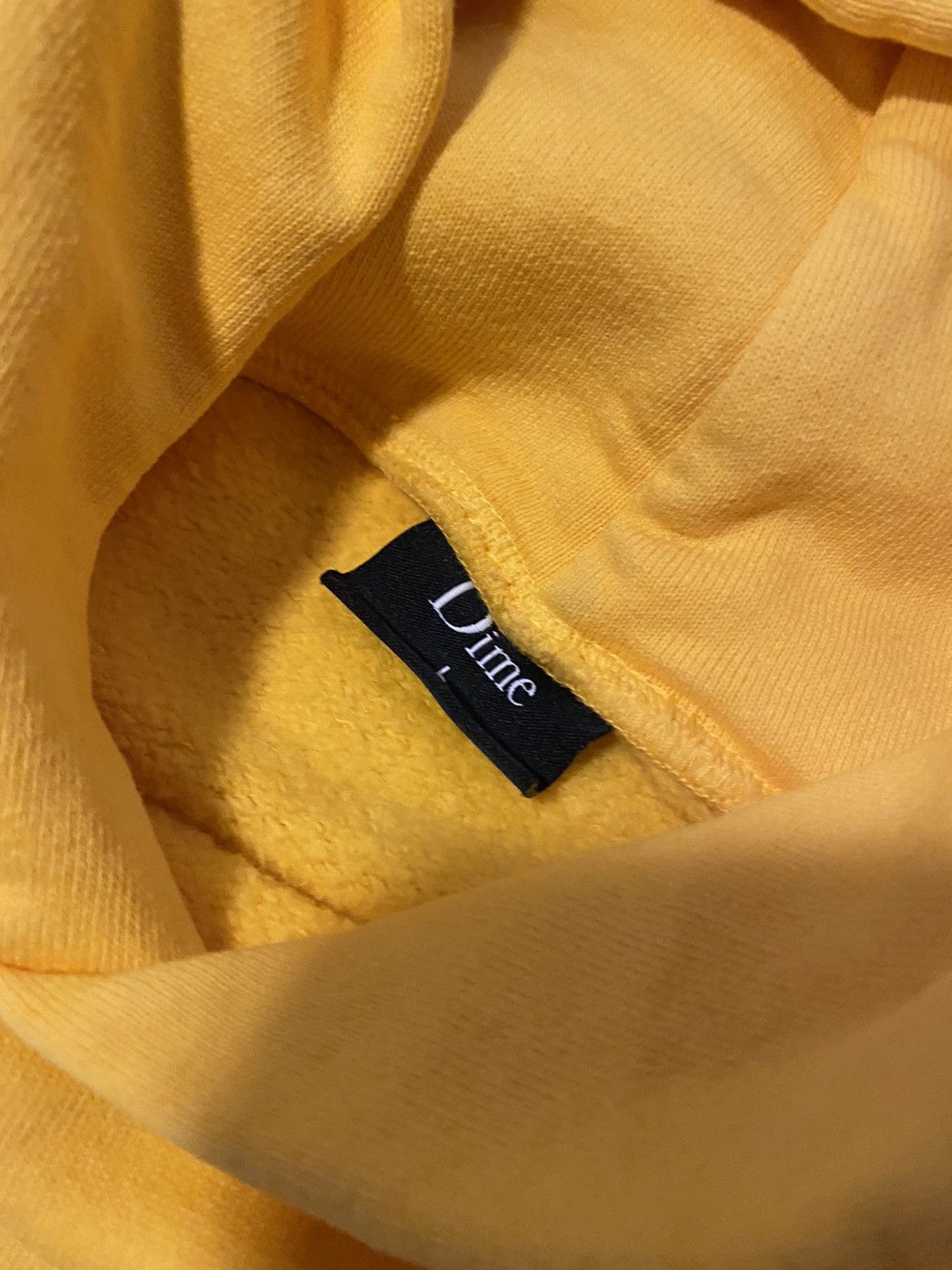 Dime Dime Logo Hoodie Yellow Large Size US L / EU 52-54 / 3 - 3 Thumbnail
