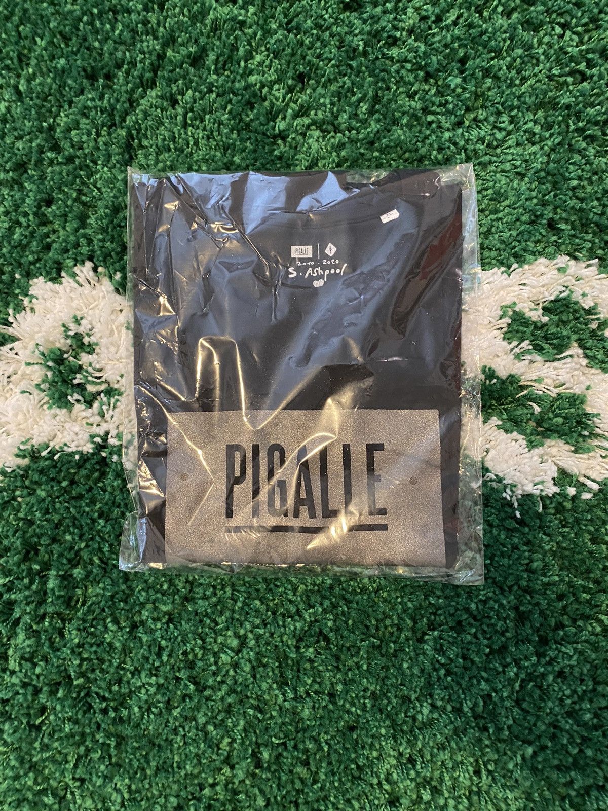 image of Box Logo Black On Black Pigalle, Men's (Size Large)