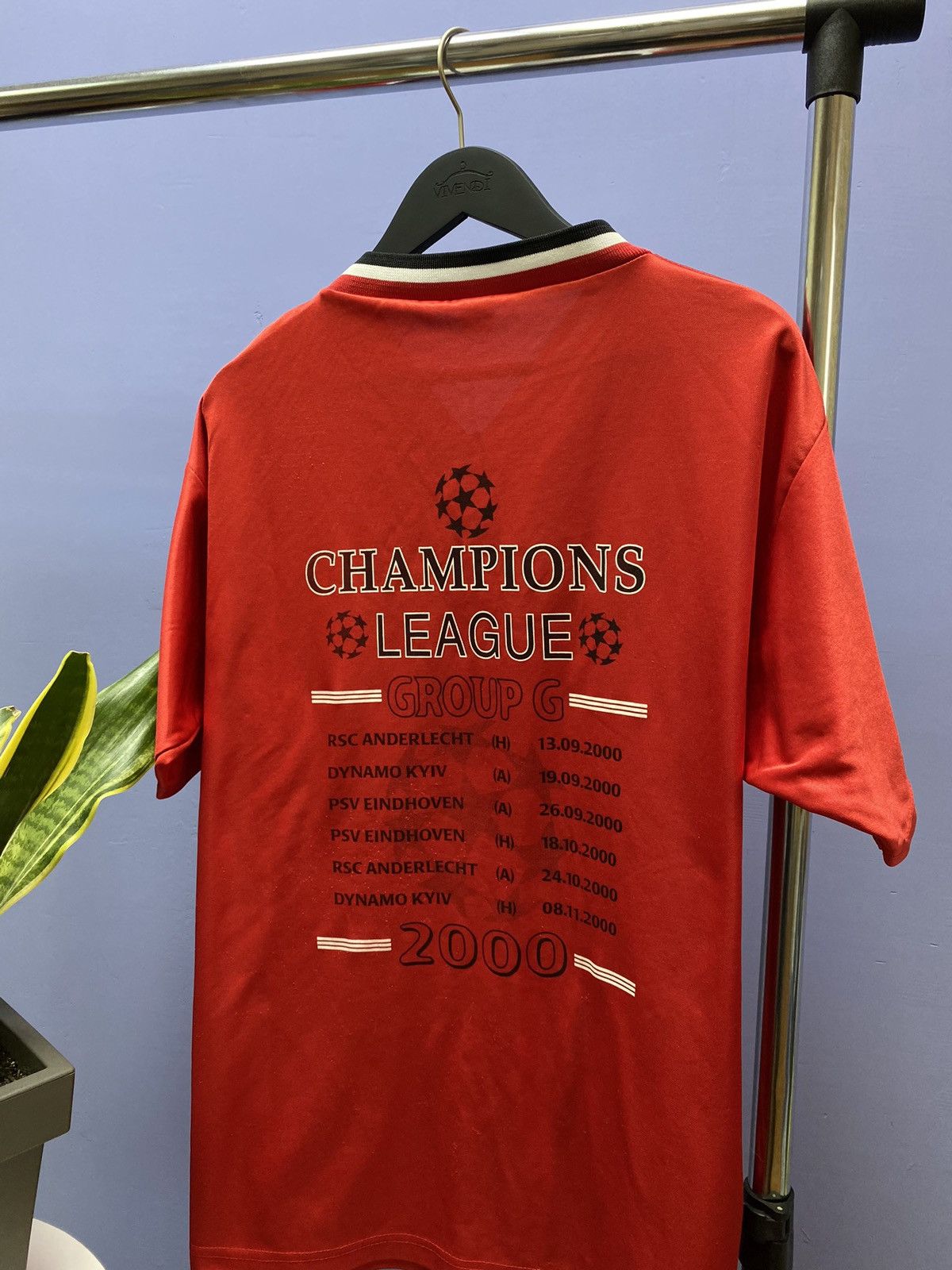 UEFA Manchester United 2000 Champions League Group G Jersey Size US XL / EU 56 / 4 - 19 Thumbnail