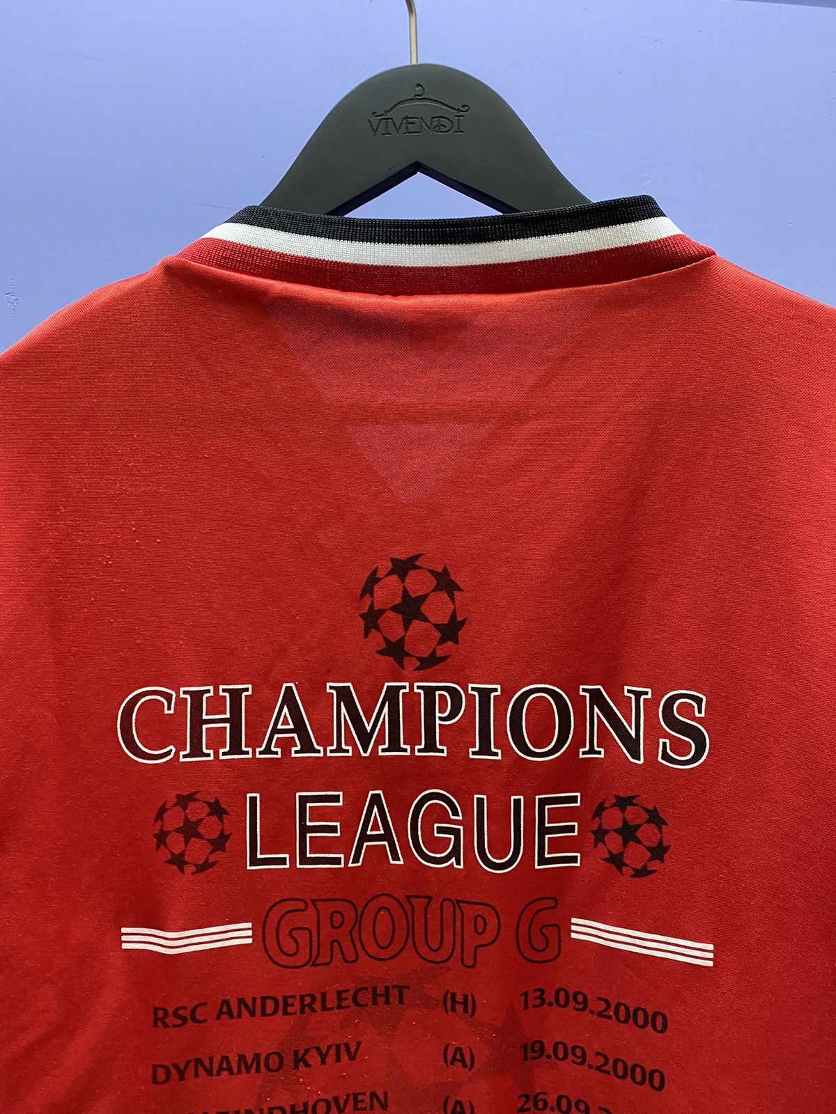 UEFA Manchester United 2000 Champions League Group G Jersey Size US XL / EU 56 / 4 - 24 Thumbnail