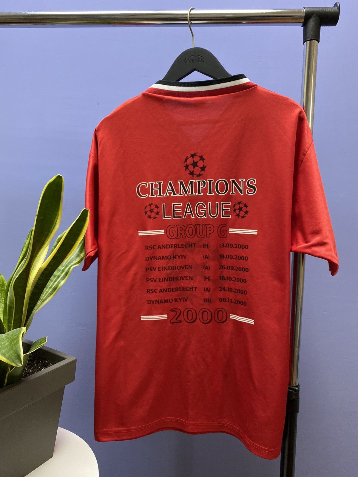 UEFA Manchester United 2000 Champions League Group G Jersey Size US XL / EU 56 / 4 - 20 Thumbnail