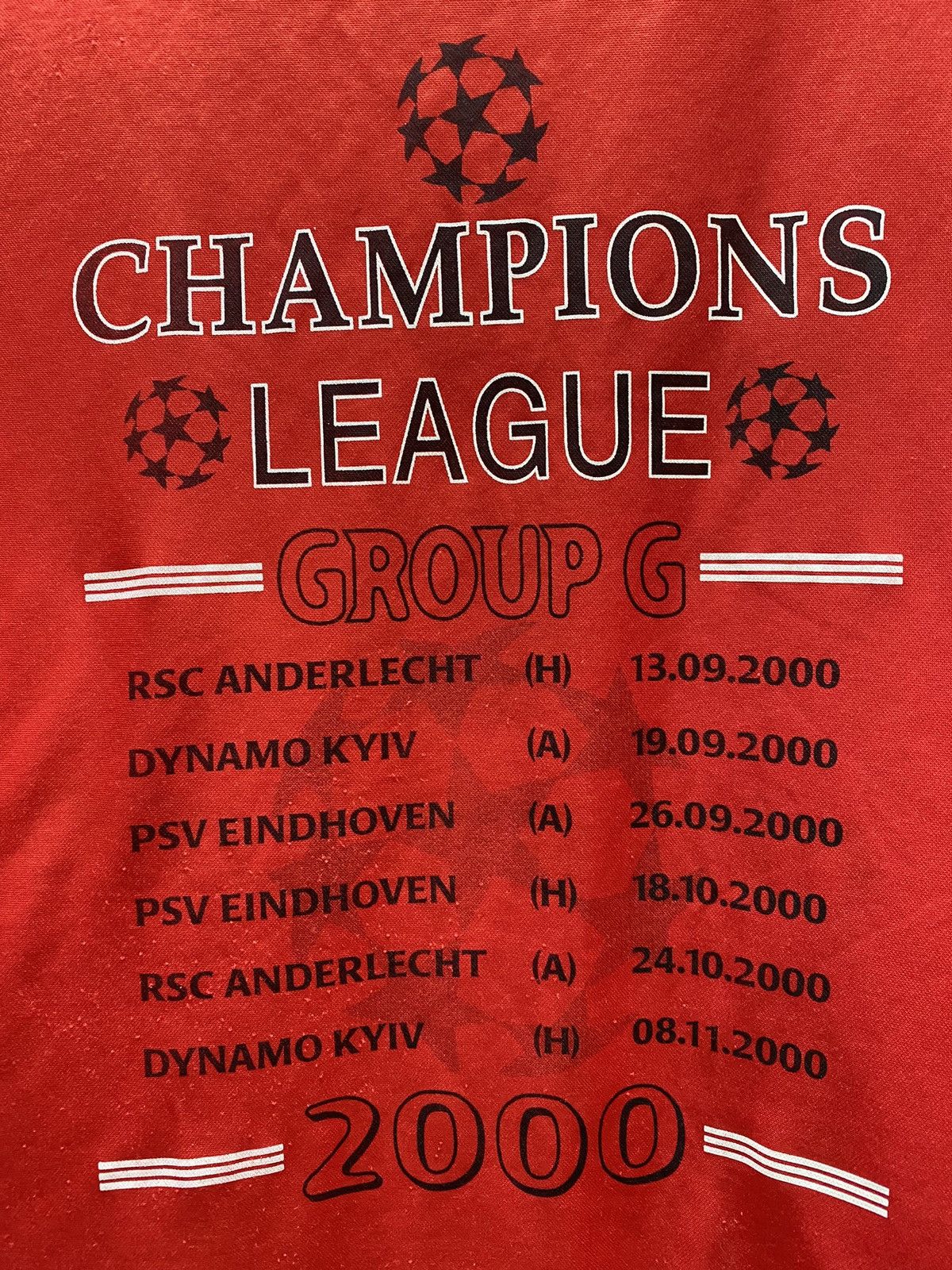 UEFA Manchester United 2000 Champions League Group G Jersey Size US XL / EU 56 / 4 - 23 Thumbnail