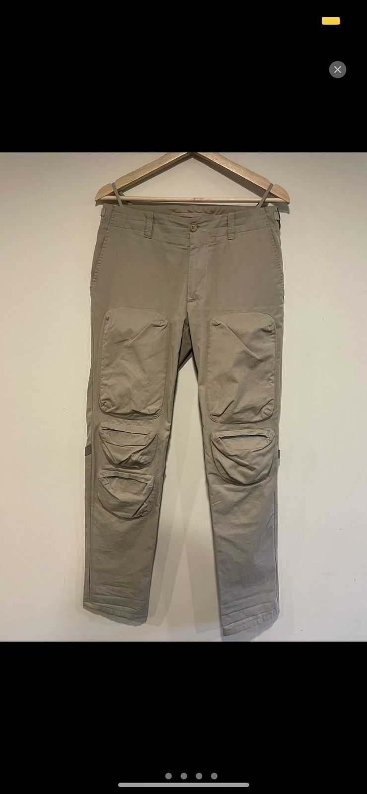 image of Helmut Lang Ss00 5 Pocket Cargo Pants in Beige, Men's (Size 30)