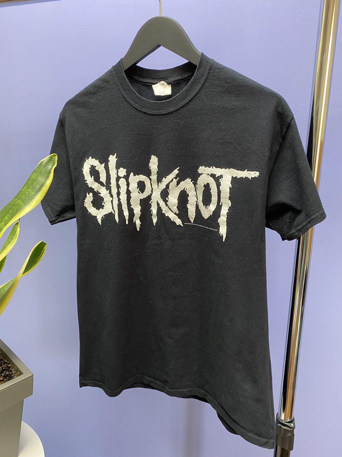 Band Tees × Slipknot Slipknot 2012 Box Logo Band T Shirt Size US M / EU 48-50 / 2 - 2 Thumbnail