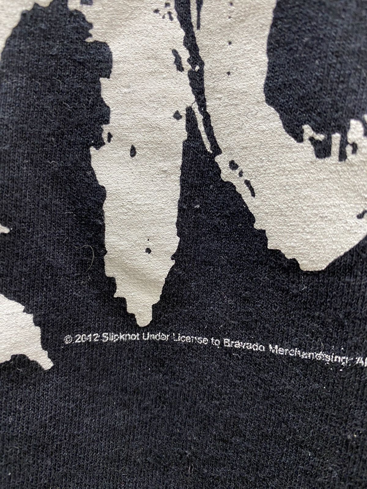 Band Tees × Slipknot Slipknot 2012 Box Logo Band T Shirt Size US M / EU 48-50 / 2 - 9 Thumbnail