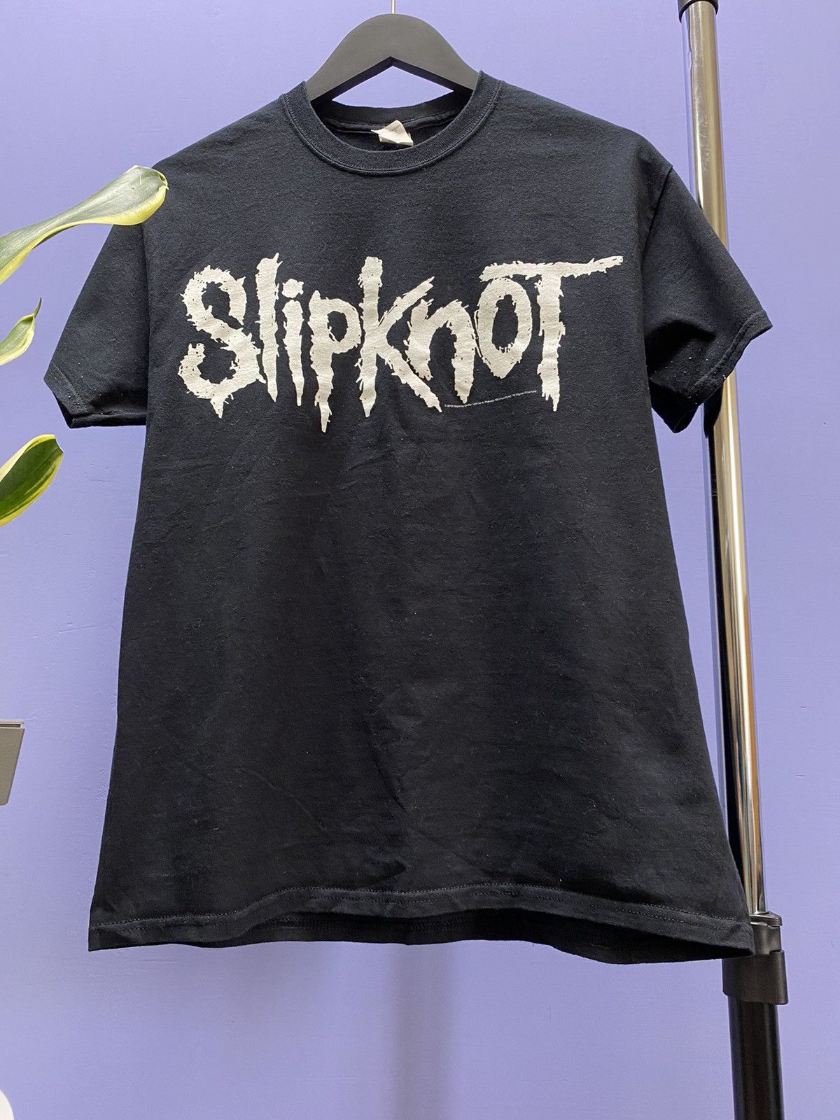 Band Tees × Slipknot Slipknot 2012 Box Logo Band T Shirt Size US M / EU 48-50 / 2 - 4 Thumbnail