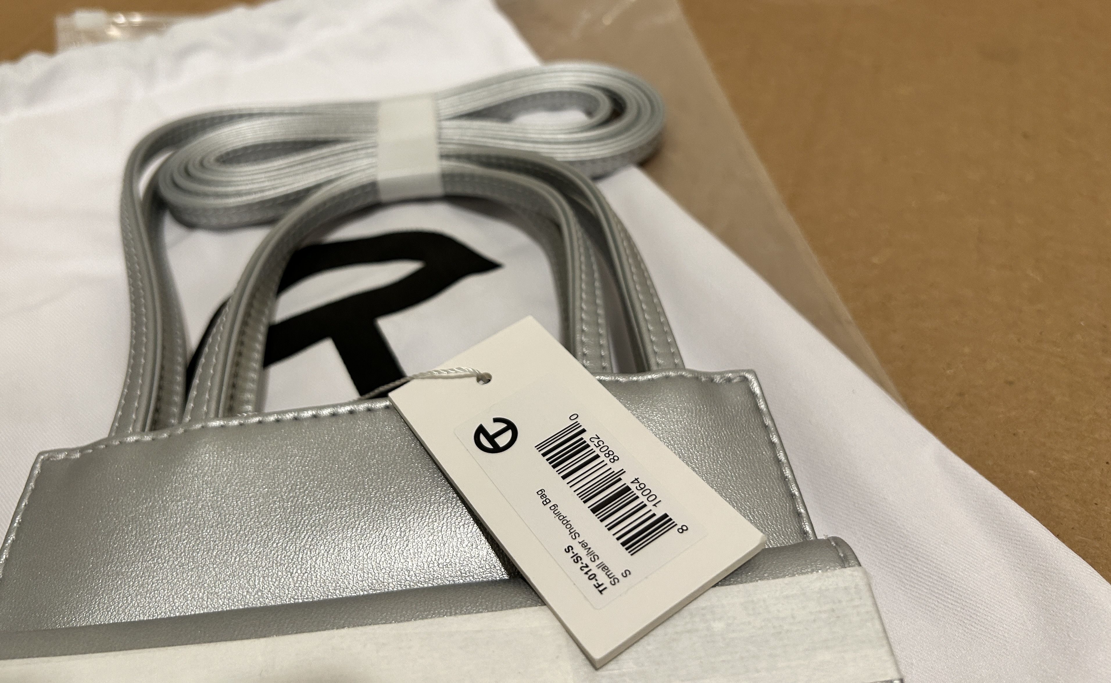 Telfar telfar silver small shopper bag Size ONE SIZE - 4 Thumbnail