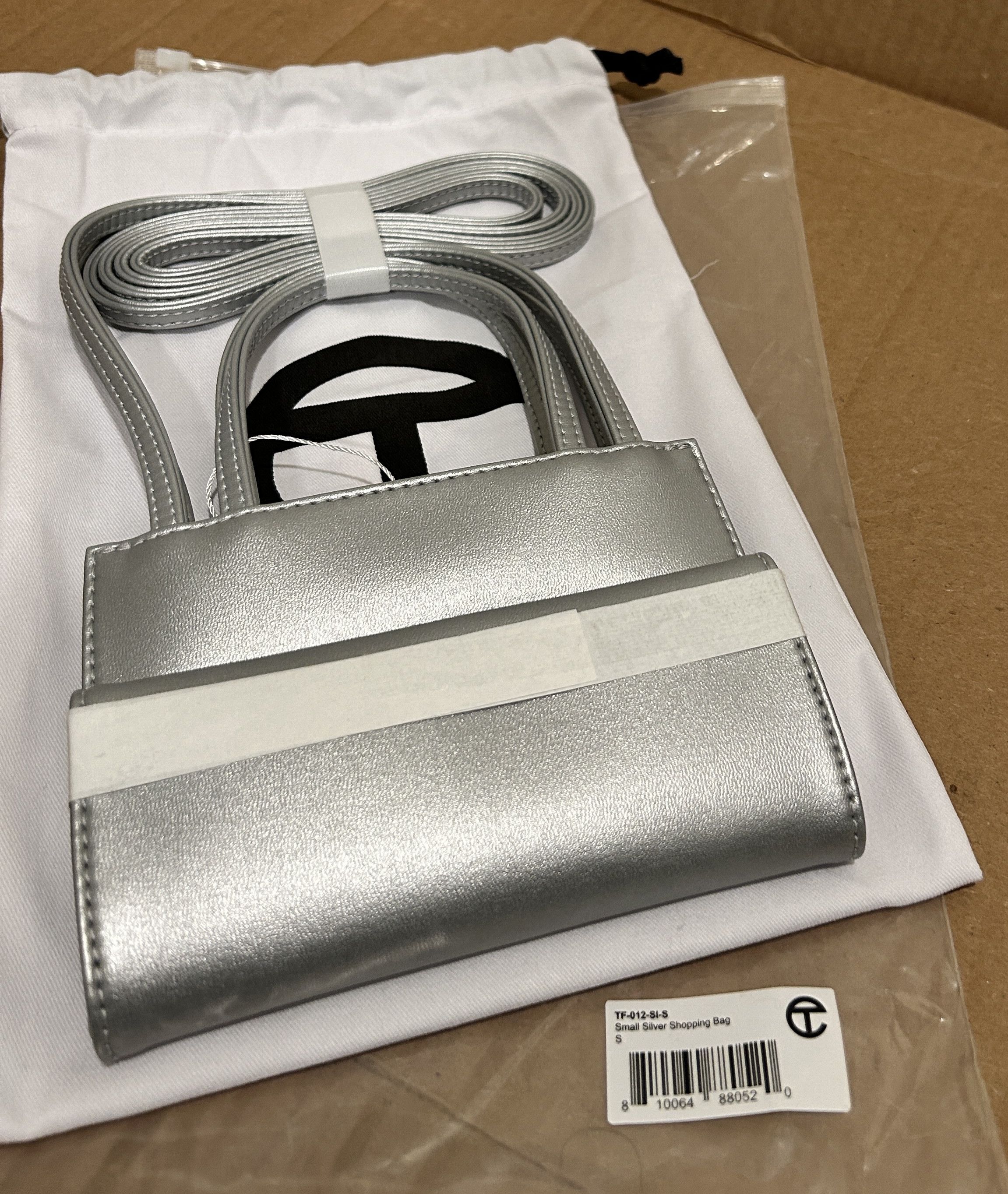 Telfar telfar silver small shopper bag Size ONE SIZE - 3 Thumbnail