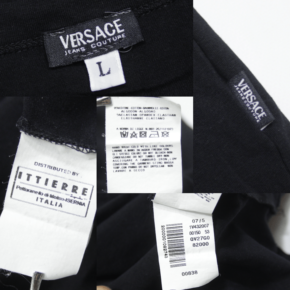 Versace VJC Big Logo T-Shirt Vintage Size US L / EU 52-54 / 3 - 9 Thumbnail