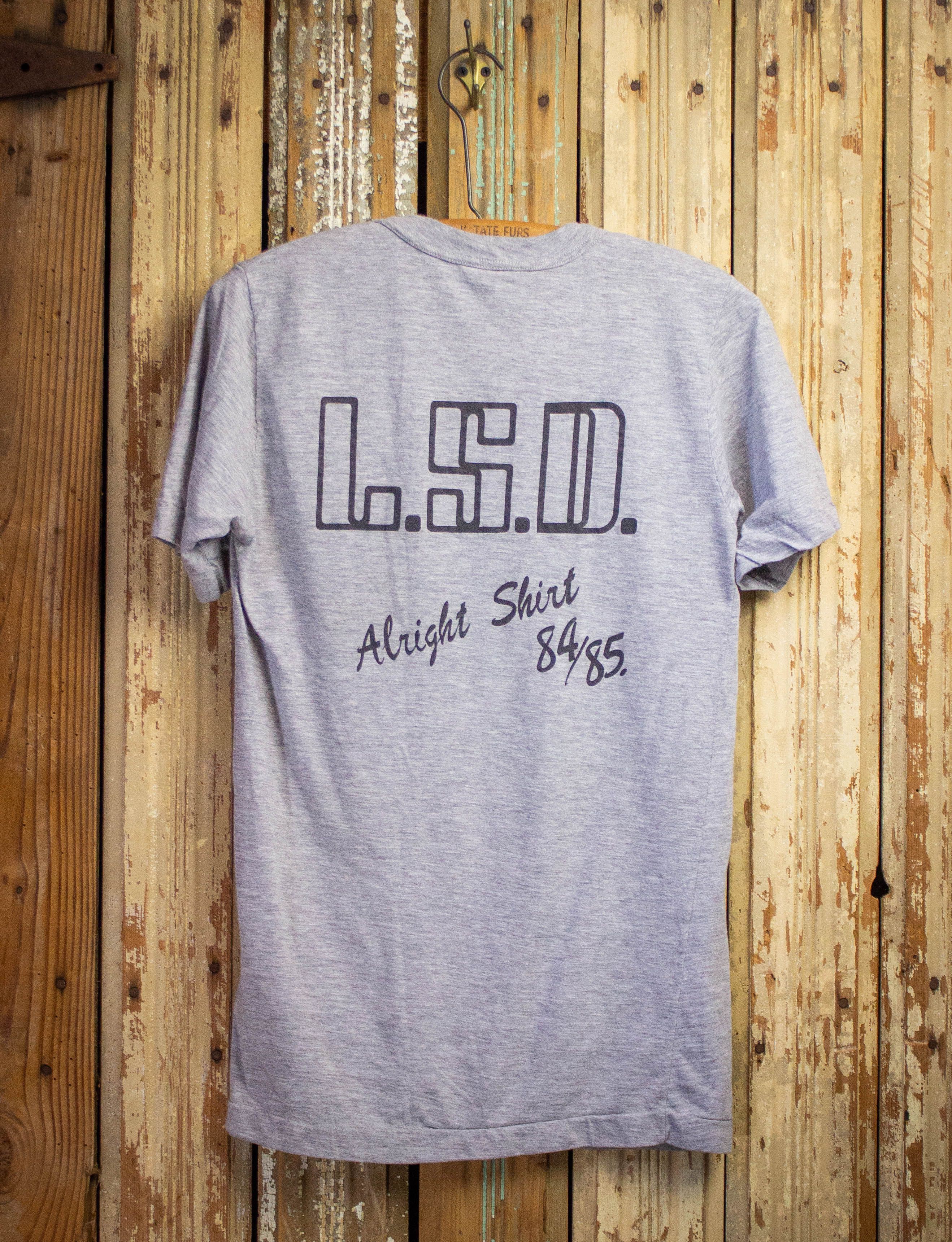 Vintage Light & Sound Design (LSD) Crew Concert T Shirt 80s