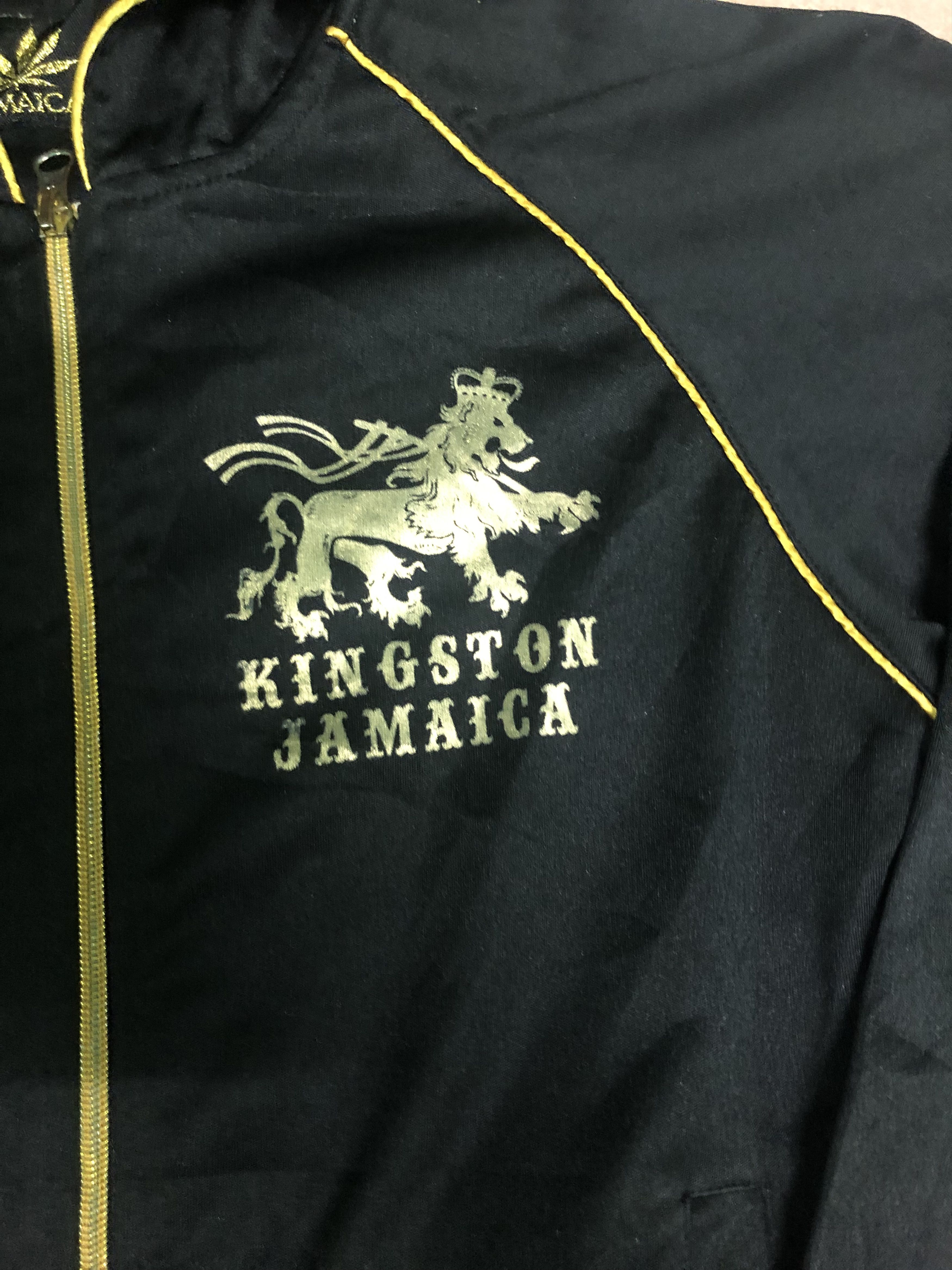 Designer × Japanese Brand Strecthable Kingston Jamaica Jumpsuit Hoodie Size US 30 / EU 46 - 5 Thumbnail
