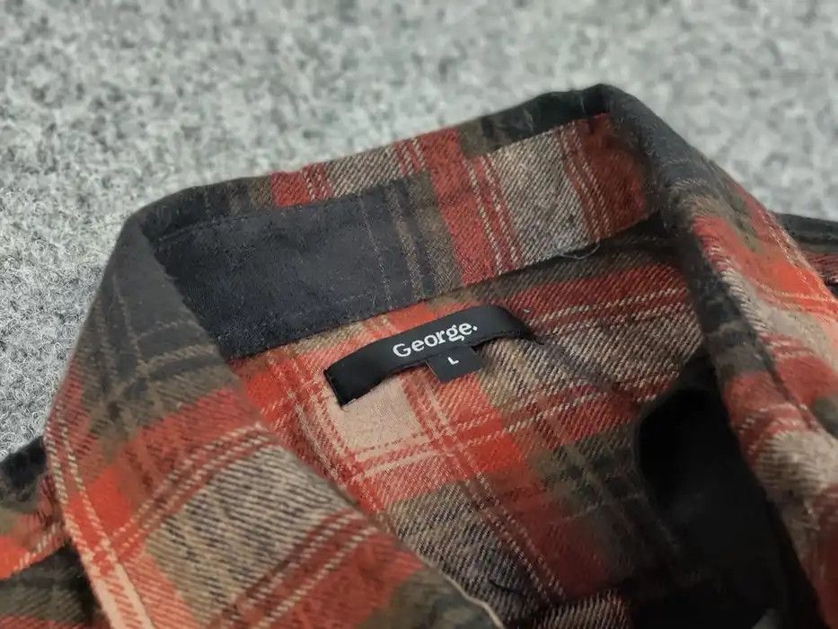 Flannel Vintage Flannel Shirt Checkered Travis Scott Style Hype Size US L / EU 52-54 / 3 - 10 Thumbnail
