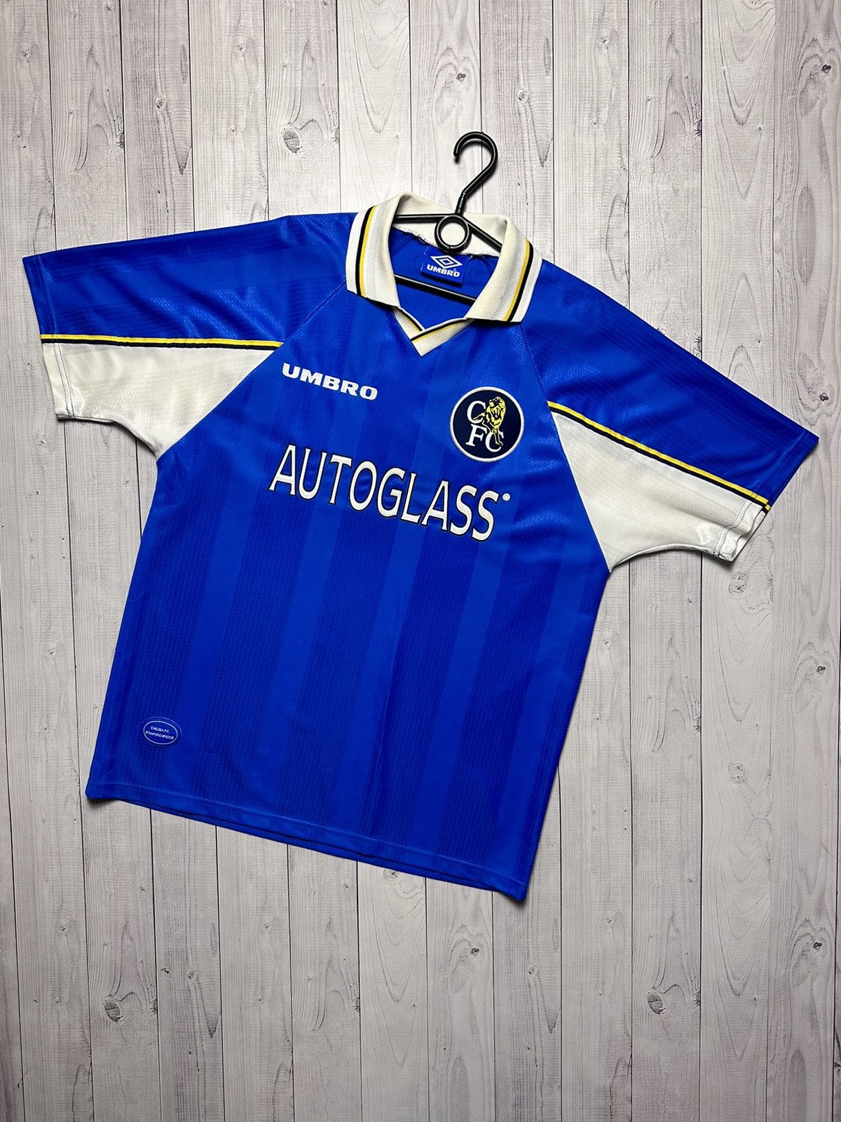 Chelsea Soccer × Vintage Vintage soccer jersey Chelsea size L rare Size US L / EU 52-54 / 3 - 1 Thumbnail
