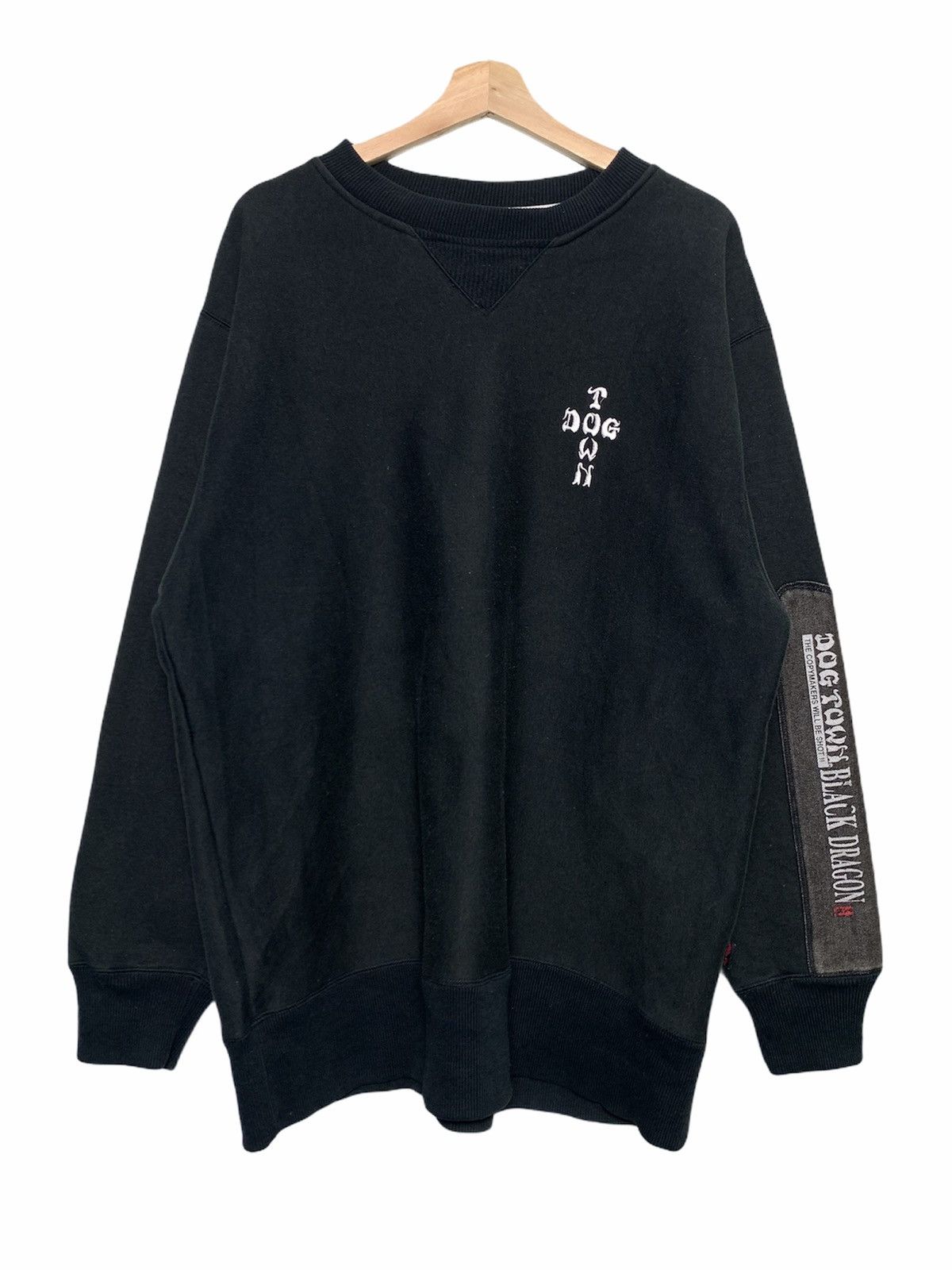 Dogtown Vintage Dogtown Chrome Skulls Hearts Dragon Crewneck Size US XL / EU 56 / 4 - 2 Thumbnail