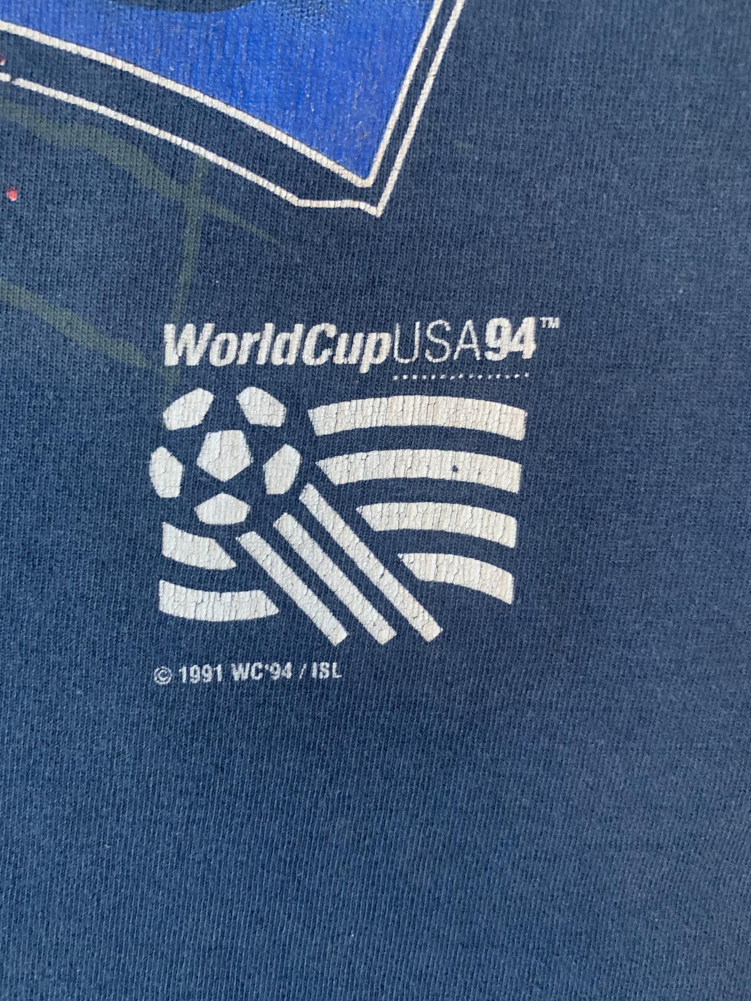 Salem Sportswear t-shirt tee Salem Sportswear World cup USA 1994 vintage Size US L / EU 52-54 / 3 - 3 Thumbnail