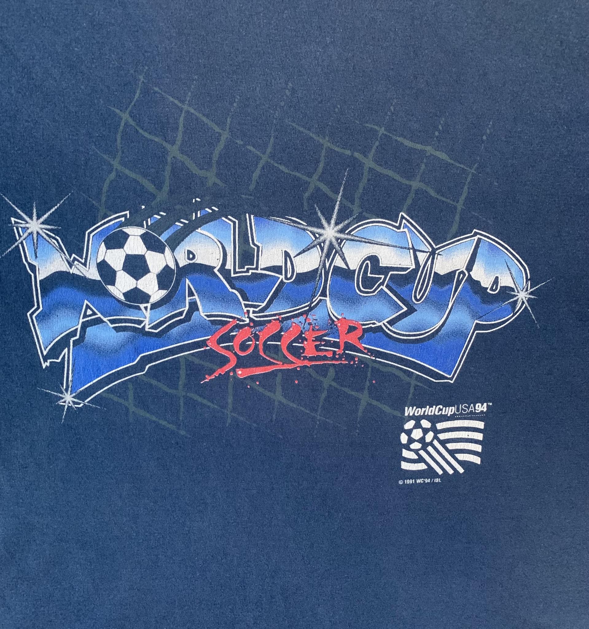 Salem Sportswear t-shirt tee Salem Sportswear World cup USA 1994 vintage Size US L / EU 52-54 / 3 - 2 Thumbnail