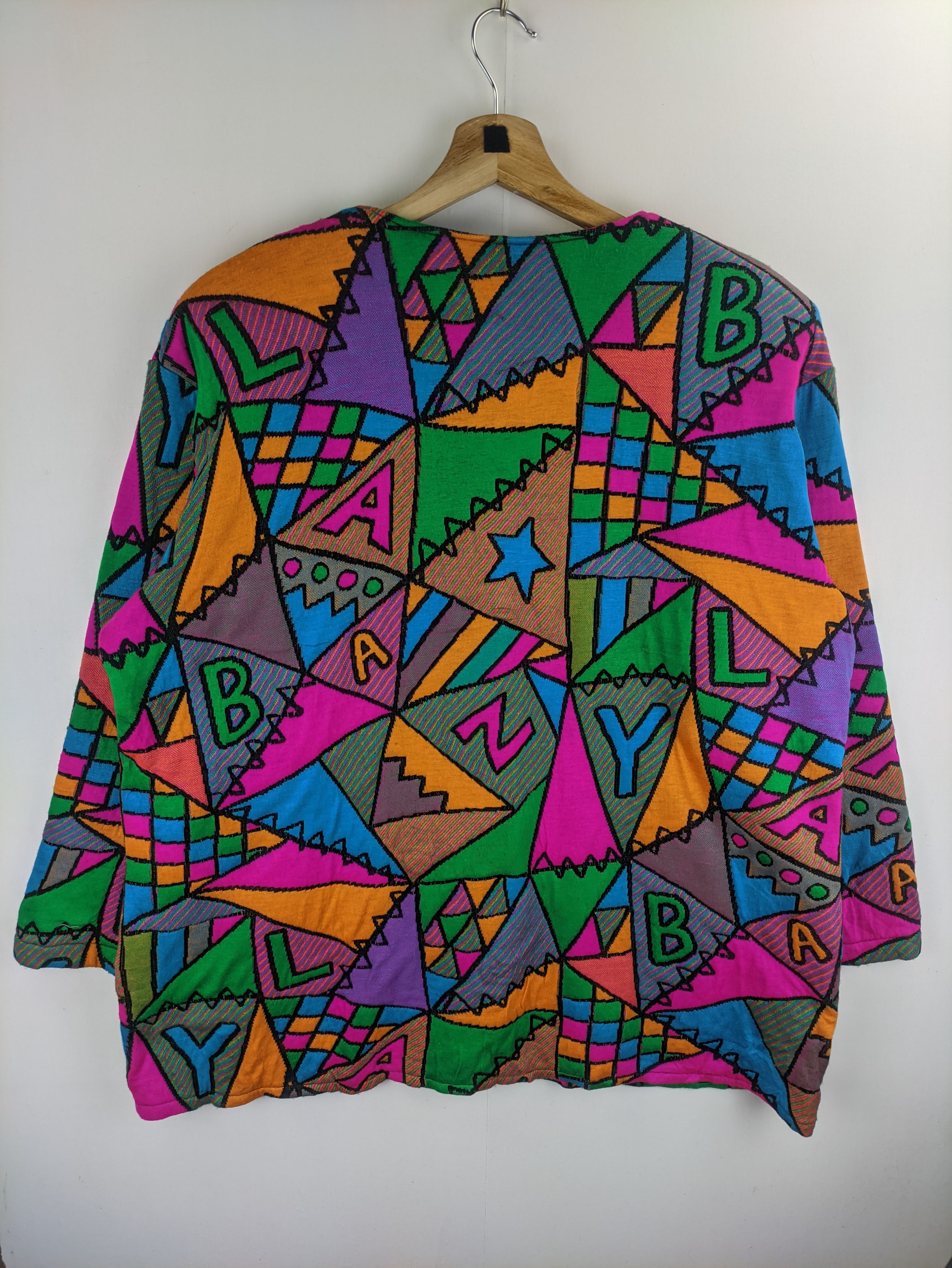 Japanese Brand Steals🔥Vintage Coat Jacket Patchwork by Sachiko Size L / US 10 / IT 46 - 2 Thumbnail