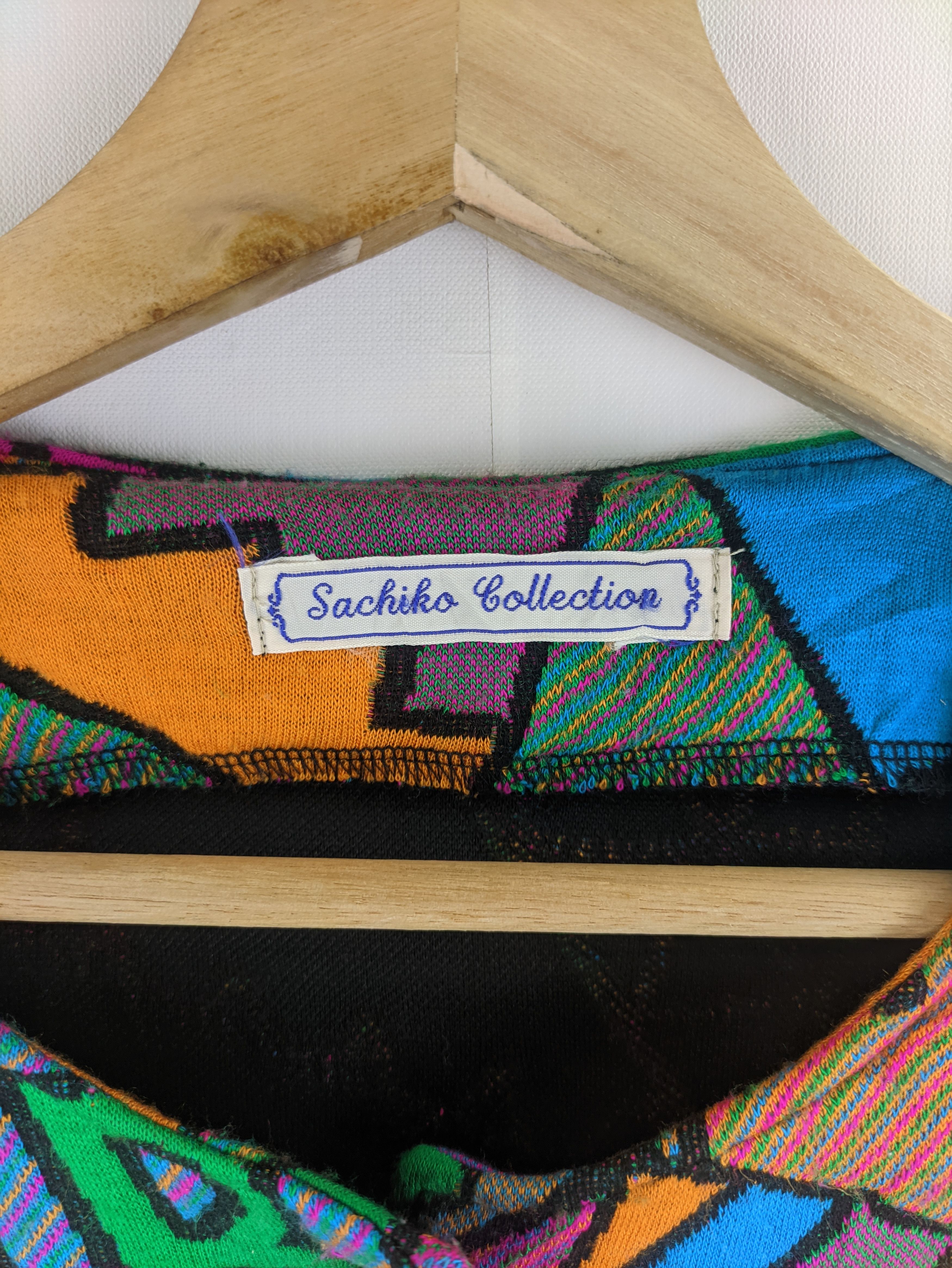Japanese Brand Steals🔥Vintage Coat Jacket Patchwork by Sachiko Size L / US 10 / IT 46 - 3 Thumbnail