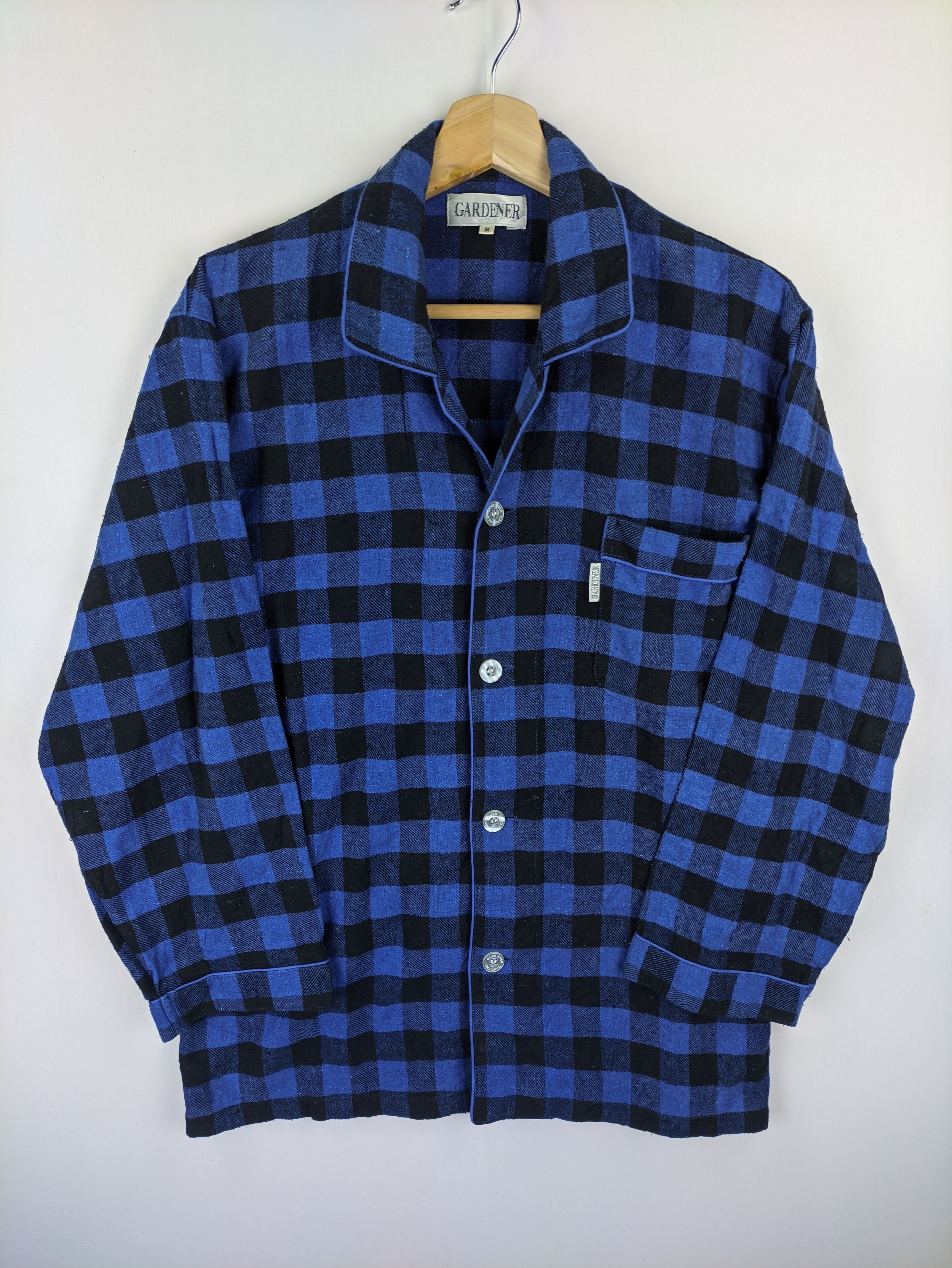 Flannel × Japanese Brand Steals🔥Vintage Flannel Checkered Plaid by Gardener Size US M / EU 48-50 / 2 - 7 Thumbnail